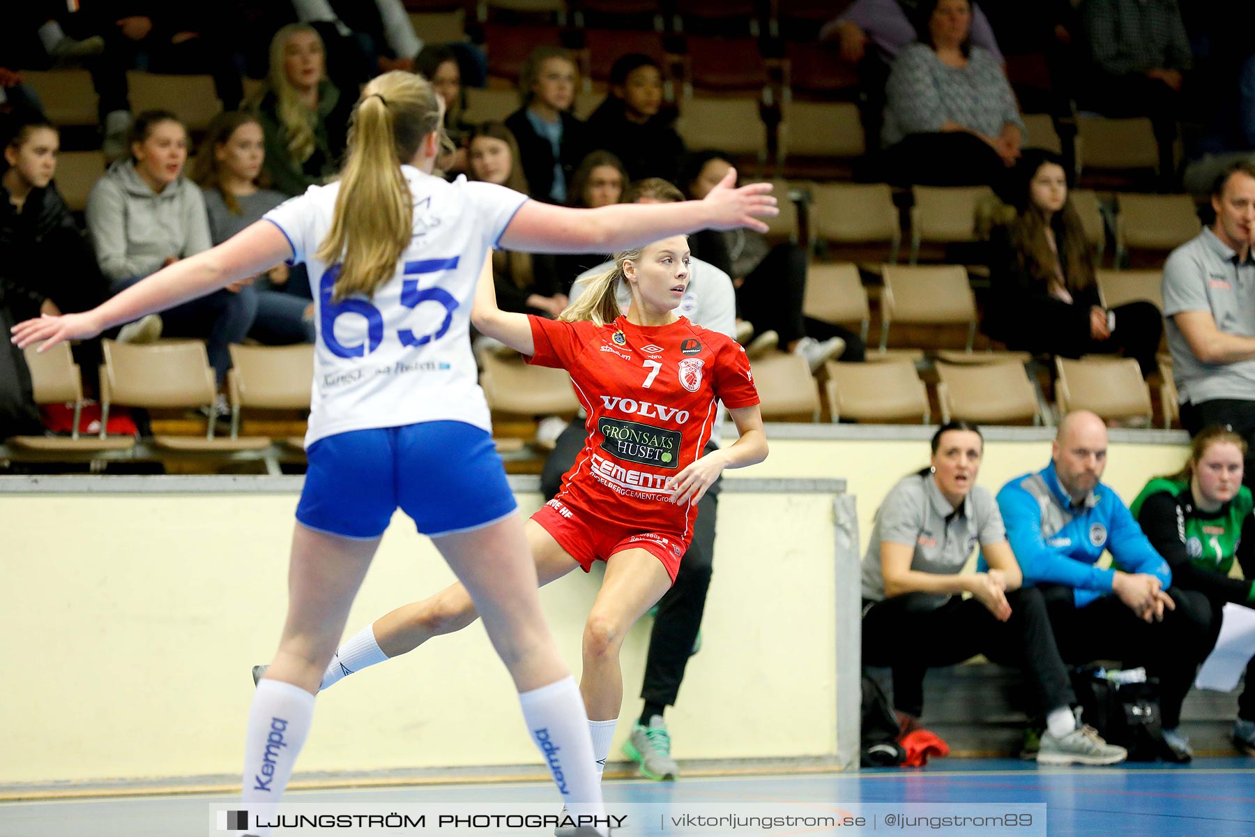 USM F16 Steg 4 Skövde HF 1-HK Aranäs Vit 15-20,dam,Skövde Idrottshall,Skövde,Sverige,Ungdoms-SM,Handboll,2019,215968