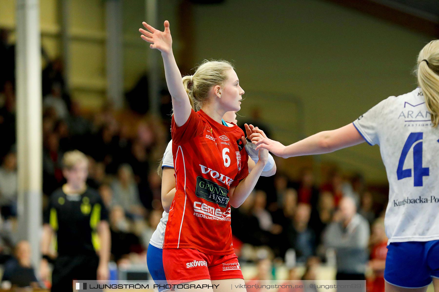 USM F16 Steg 4 Skövde HF 1-HK Aranäs Vit 15-20,dam,Skövde Idrottshall,Skövde,Sverige,Ungdoms-SM,Handboll,2019,215973