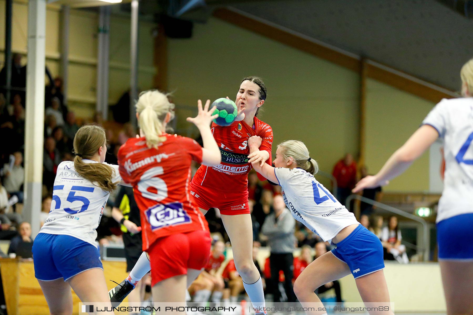 USM F16 Steg 4 Skövde HF 1-HK Aranäs Vit 15-20,dam,Skövde Idrottshall,Skövde,Sverige,Ungdoms-SM,Handboll,2019,215974