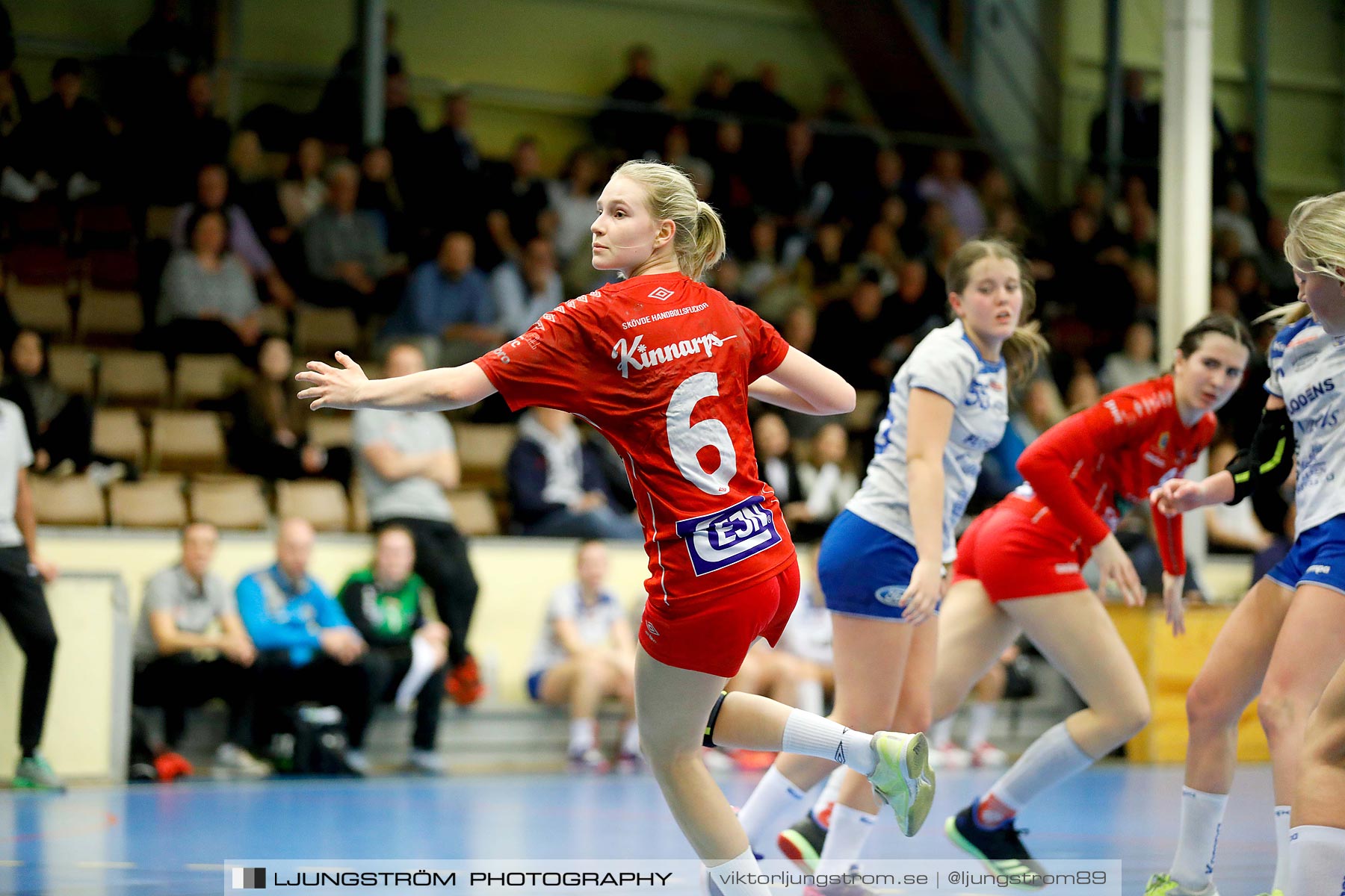 USM F16 Steg 4 Skövde HF 1-HK Aranäs Vit 15-20,dam,Skövde Idrottshall,Skövde,Sverige,Ungdoms-SM,Handboll,2019,215975