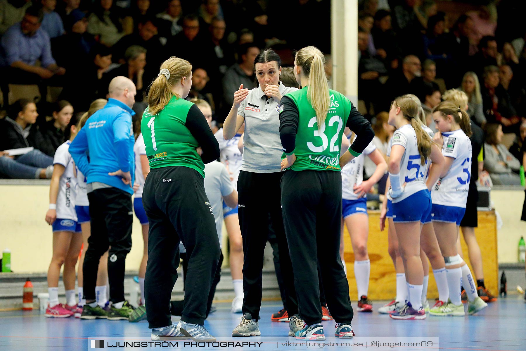 USM F16 Steg 4 Skövde HF 1-HK Aranäs Vit 15-20,dam,Skövde Idrottshall,Skövde,Sverige,Ungdoms-SM,Handboll,2019,215983