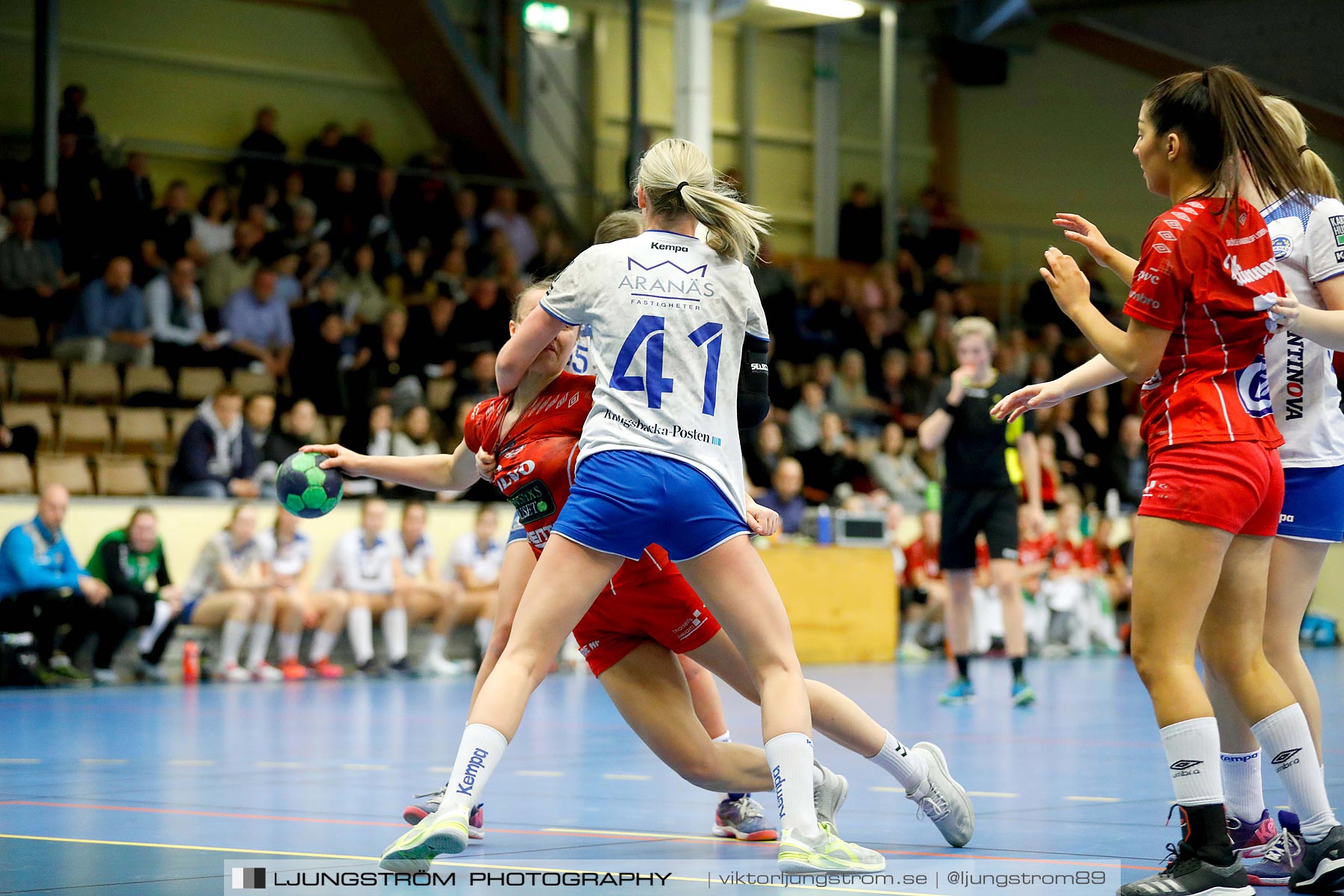 USM F16 Steg 4 Skövde HF 1-HK Aranäs Vit 15-20,dam,Skövde Idrottshall,Skövde,Sverige,Ungdoms-SM,Handboll,2019,215985