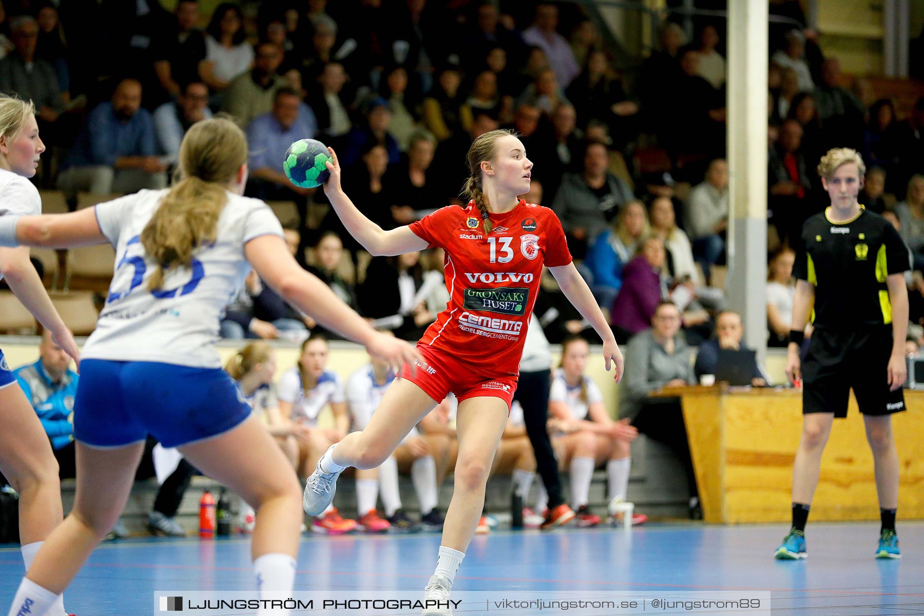 USM F16 Steg 4 Skövde HF 1-HK Aranäs Vit 15-20,dam,Skövde Idrottshall,Skövde,Sverige,Ungdoms-SM,Handboll,2019,215987