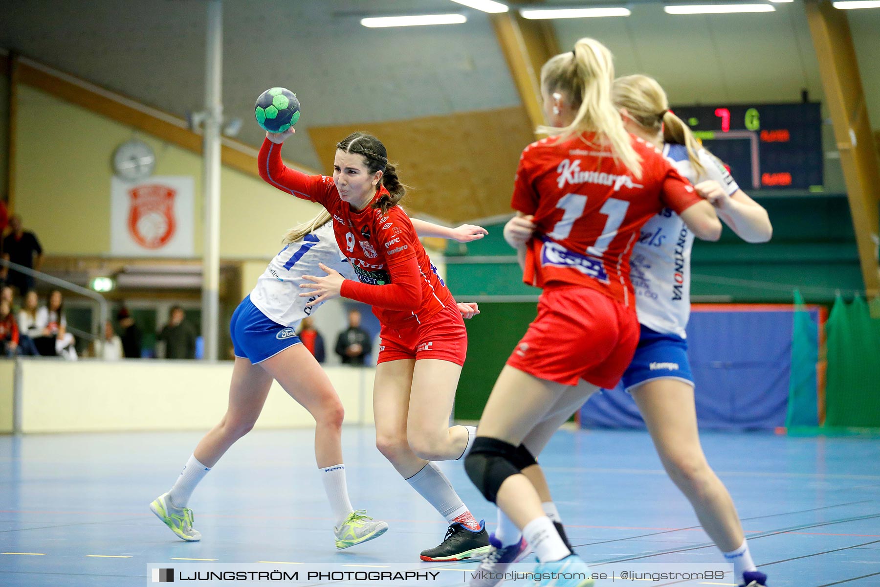 USM F16 Steg 4 Skövde HF 1-HK Aranäs Vit 15-20,dam,Skövde Idrottshall,Skövde,Sverige,Ungdoms-SM,Handboll,2019,215988