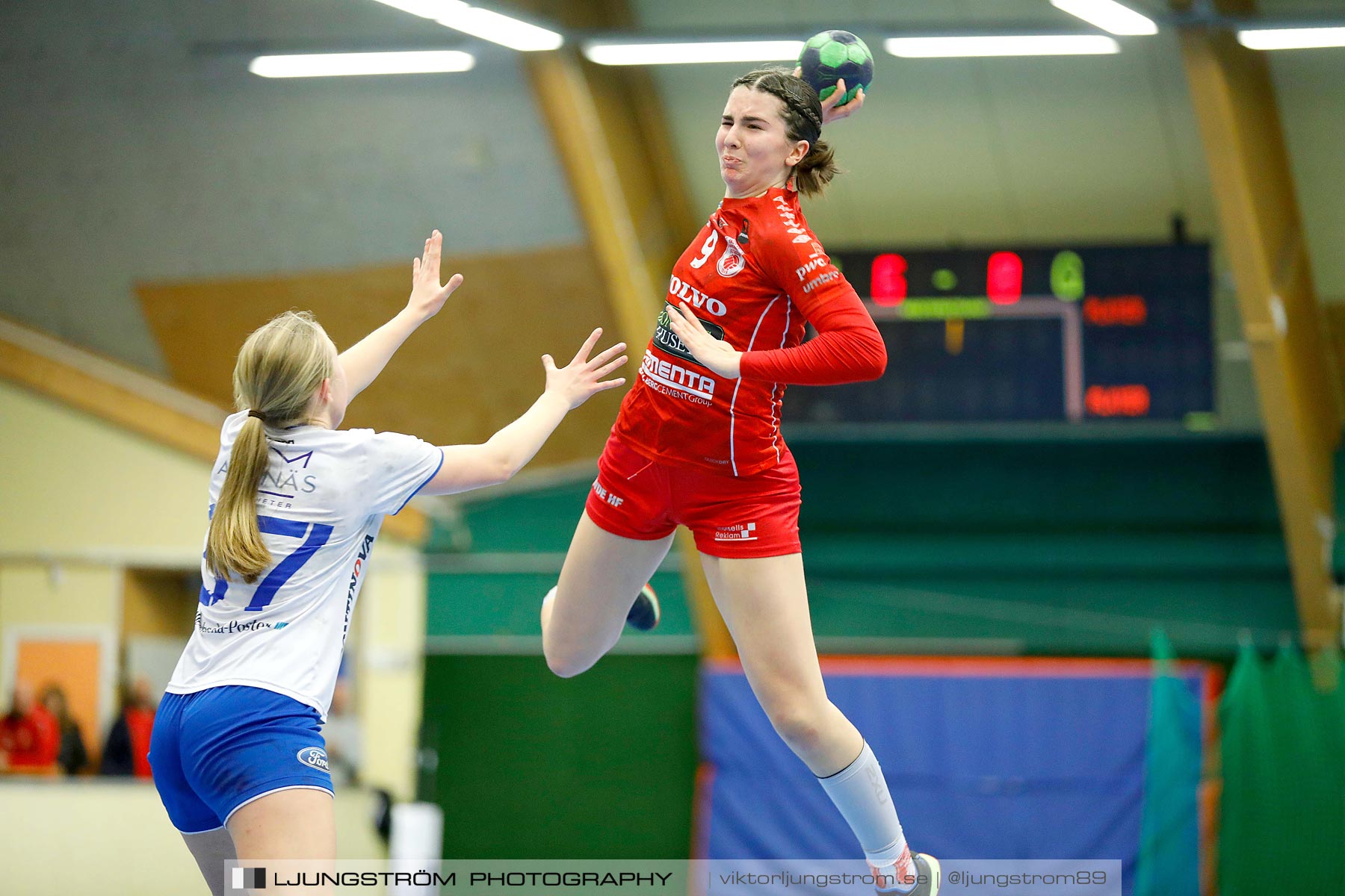 USM F16 Steg 4 Skövde HF 1-HK Aranäs Vit 15-20,dam,Skövde Idrottshall,Skövde,Sverige,Ungdoms-SM,Handboll,2019,215996