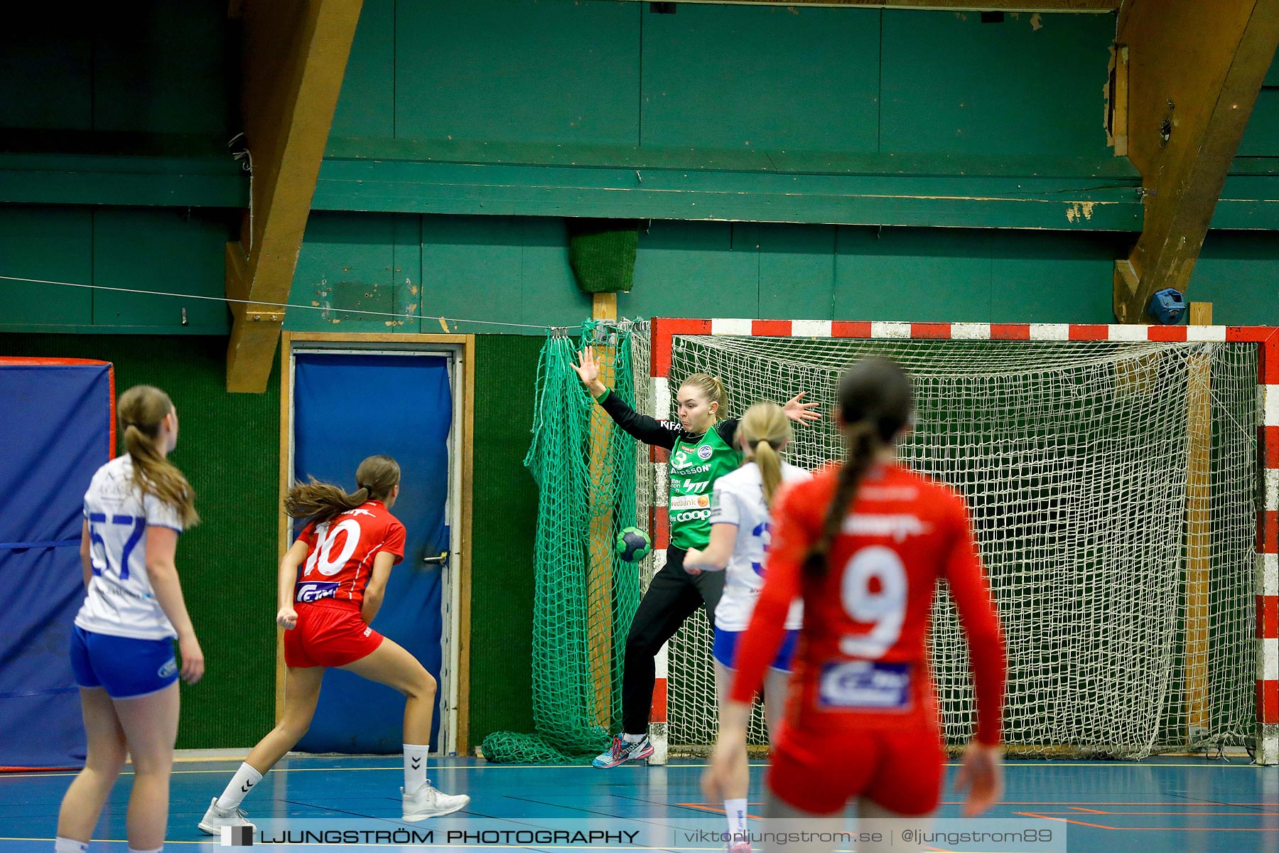 USM F16 Steg 4 Skövde HF 1-HK Aranäs Vit 15-20,dam,Skövde Idrottshall,Skövde,Sverige,Ungdoms-SM,Handboll,2019,216023