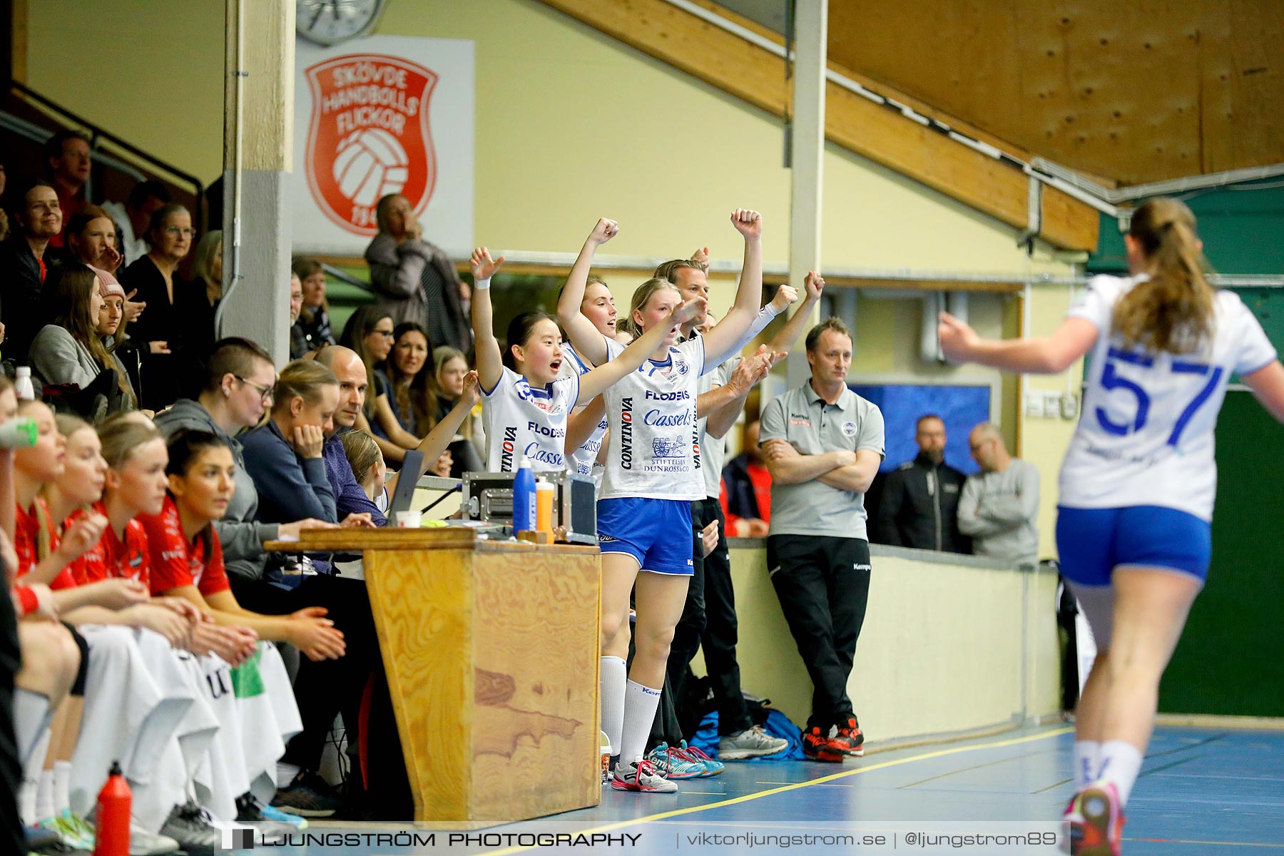 USM F16 Steg 4 Skövde HF 1-HK Aranäs Vit 15-20,dam,Skövde Idrottshall,Skövde,Sverige,Ungdoms-SM,Handboll,2019,216035