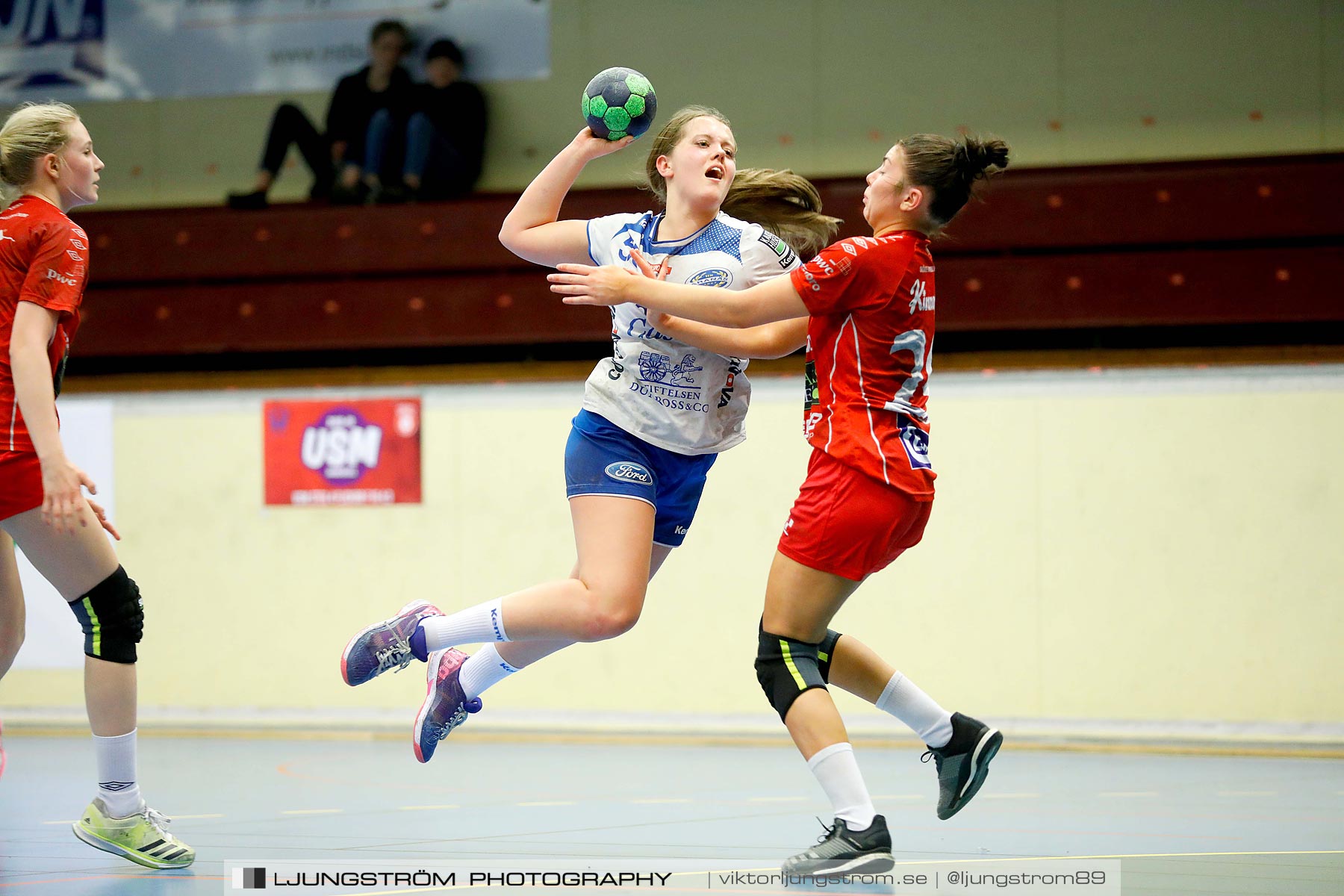 USM F16 Steg 4 Skövde HF 1-HK Aranäs Vit 15-20,dam,Skövde Idrottshall,Skövde,Sverige,Ungdoms-SM,Handboll,2019,216041