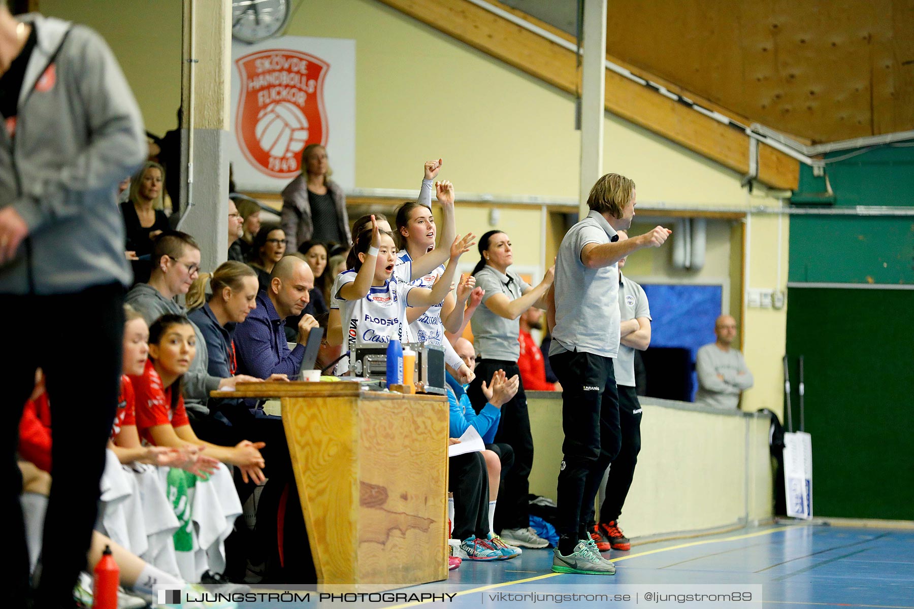 USM F16 Steg 4 Skövde HF 1-HK Aranäs Vit 15-20,dam,Skövde Idrottshall,Skövde,Sverige,Ungdoms-SM,Handboll,2019,216042