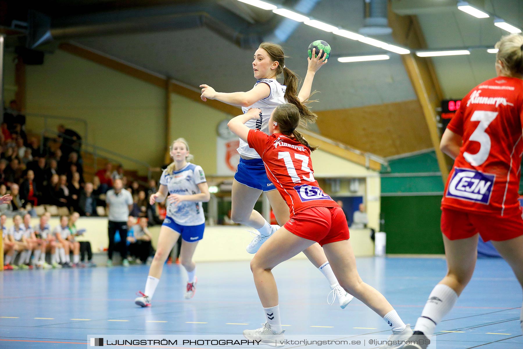 USM F16 Steg 4 Skövde HF 1-HK Aranäs Vit 15-20,dam,Skövde Idrottshall,Skövde,Sverige,Ungdoms-SM,Handboll,2019,216047