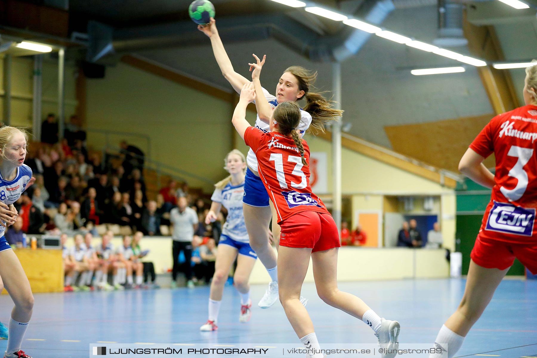 USM F16 Steg 4 Skövde HF 1-HK Aranäs Vit 15-20,dam,Skövde Idrottshall,Skövde,Sverige,Ungdoms-SM,Handboll,2019,216048