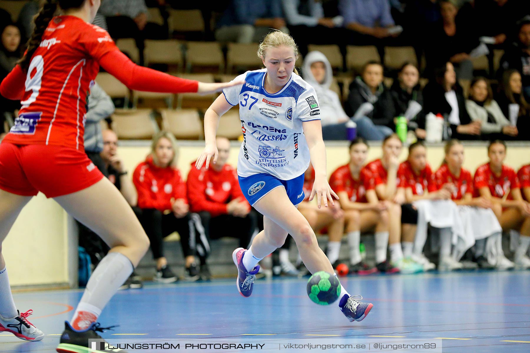 USM F16 Steg 4 Skövde HF 1-HK Aranäs Vit 15-20,dam,Skövde Idrottshall,Skövde,Sverige,Ungdoms-SM,Handboll,2019,216052