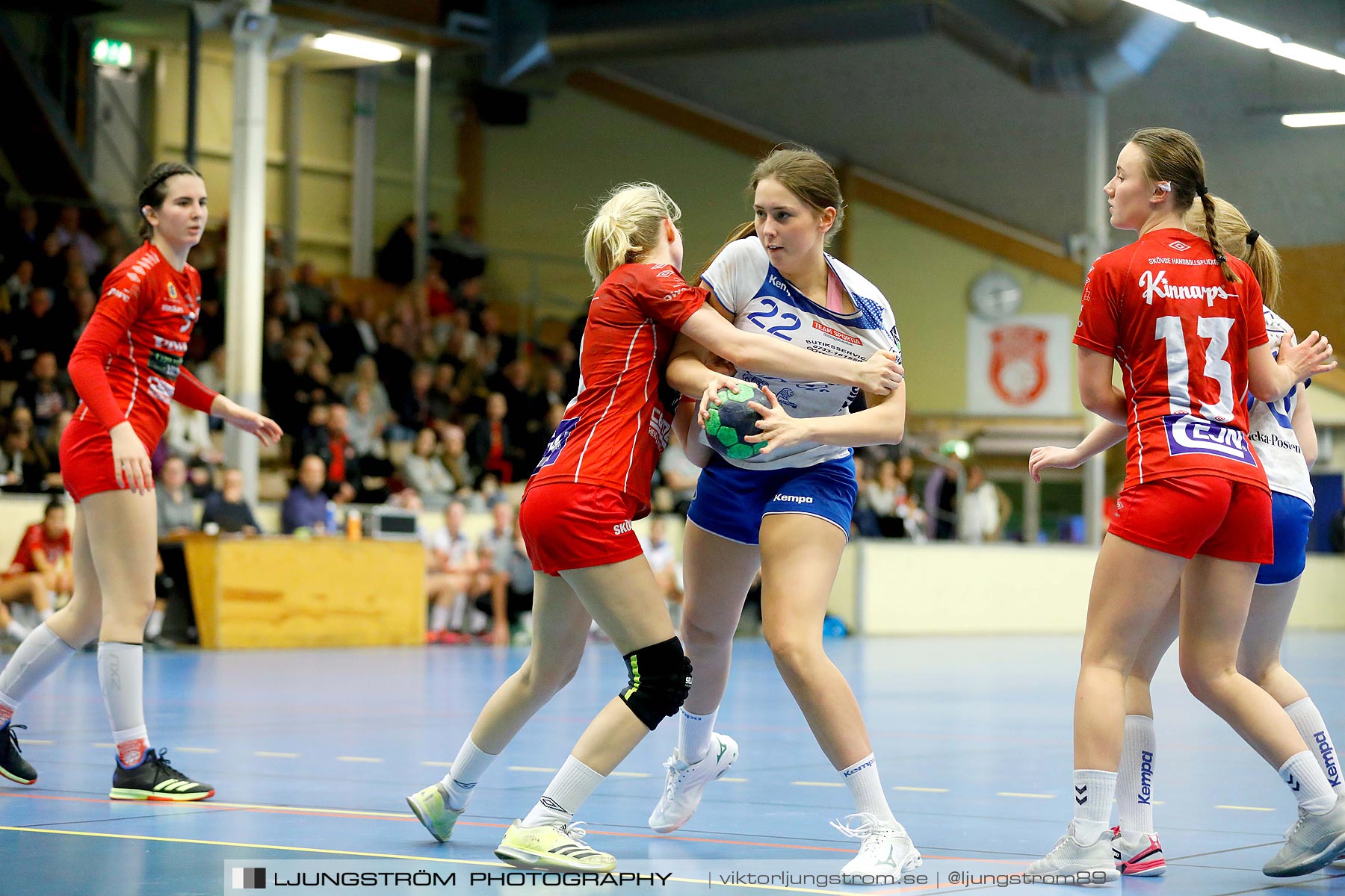 USM F16 Steg 4 Skövde HF 1-HK Aranäs Vit 15-20,dam,Skövde Idrottshall,Skövde,Sverige,Ungdoms-SM,Handboll,2019,216059