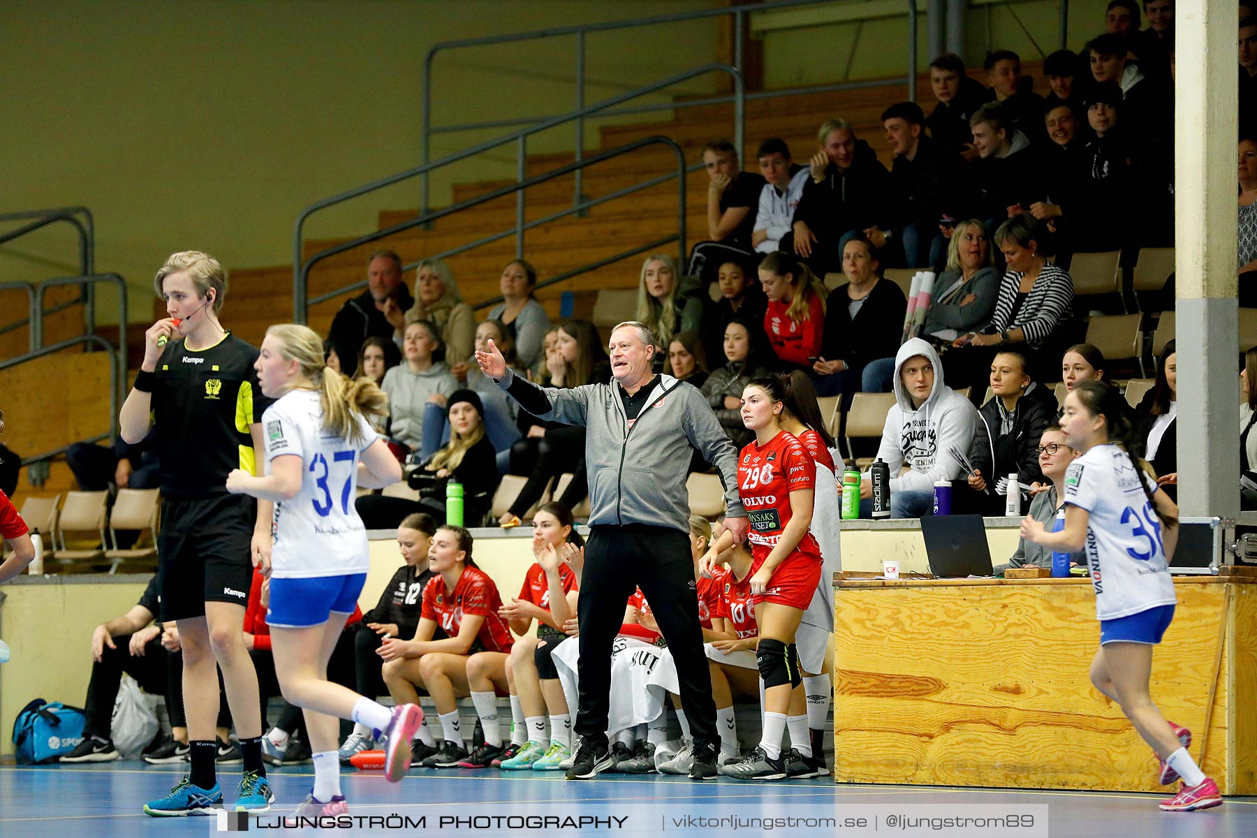 USM F16 Steg 4 Skövde HF 1-HK Aranäs Vit 15-20,dam,Skövde Idrottshall,Skövde,Sverige,Ungdoms-SM,Handboll,2019,216063