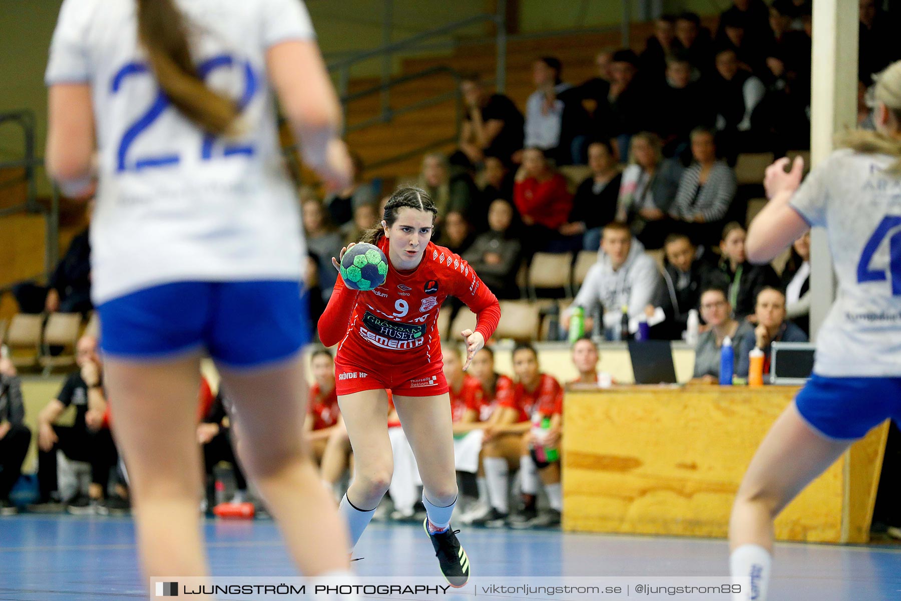 USM F16 Steg 4 Skövde HF 1-HK Aranäs Vit 15-20,dam,Skövde Idrottshall,Skövde,Sverige,Ungdoms-SM,Handboll,2019,216068