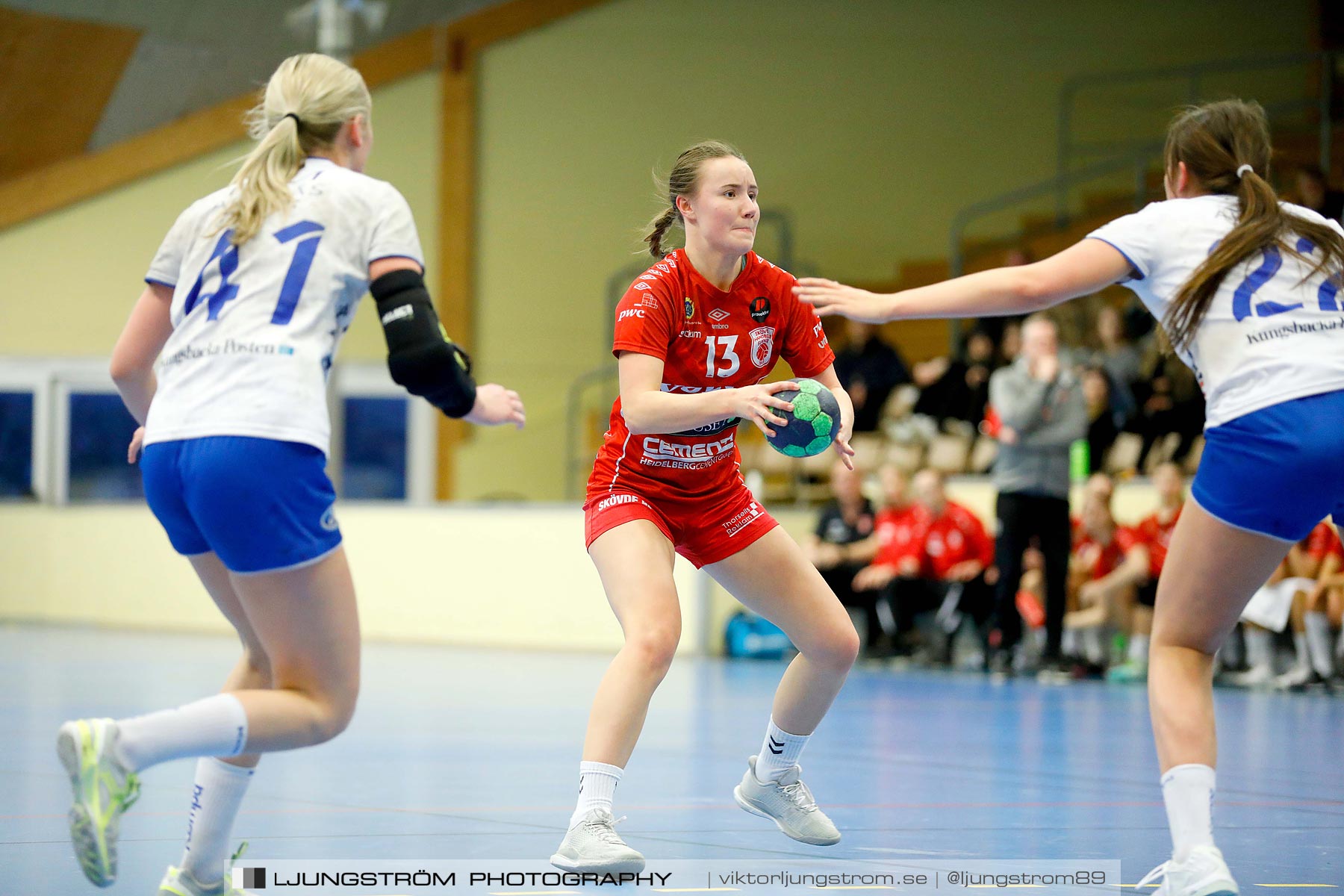 USM F16 Steg 4 Skövde HF 1-HK Aranäs Vit 15-20,dam,Skövde Idrottshall,Skövde,Sverige,Ungdoms-SM,Handboll,2019,216073