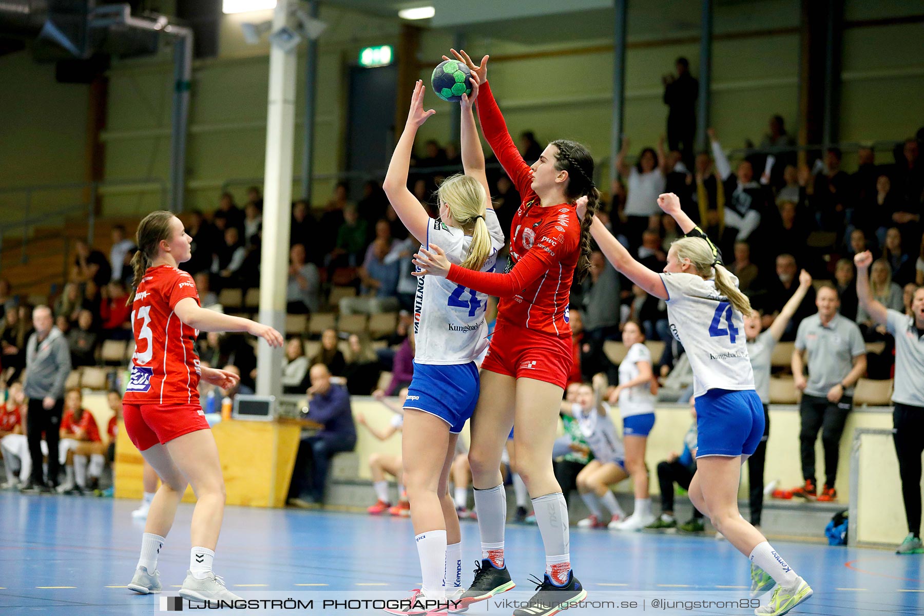 USM F16 Steg 4 Skövde HF 1-HK Aranäs Vit 15-20,dam,Skövde Idrottshall,Skövde,Sverige,Ungdoms-SM,Handboll,2019,216077