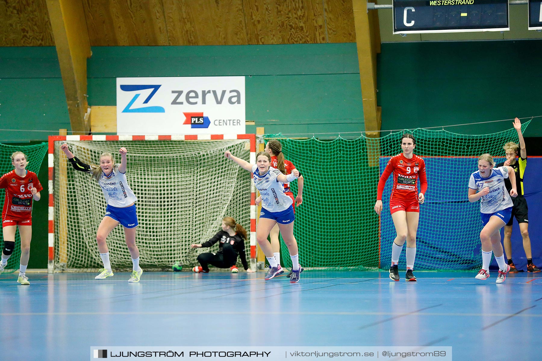 USM F16 Steg 4 Skövde HF 1-HK Aranäs Vit 15-20,dam,Skövde Idrottshall,Skövde,Sverige,Ungdoms-SM,Handboll,2019,216101