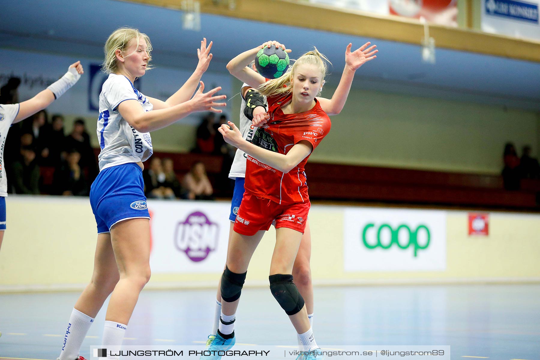 USM F16 Steg 4 Skövde HF 1-HK Aranäs Vit 15-20,dam,Skövde Idrottshall,Skövde,Sverige,Ungdoms-SM,Handboll,2019,216104