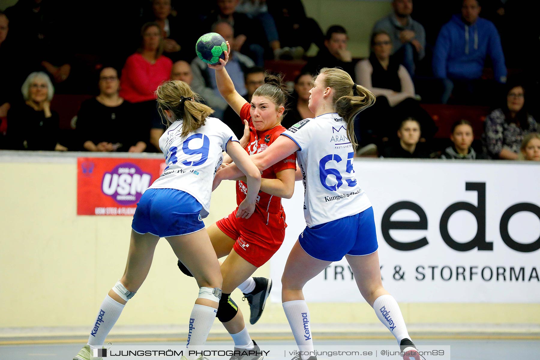 USM F16 Steg 4 Skövde HF 1-HK Aranäs Vit 15-20,dam,Skövde Idrottshall,Skövde,Sverige,Ungdoms-SM,Handboll,2019,216108