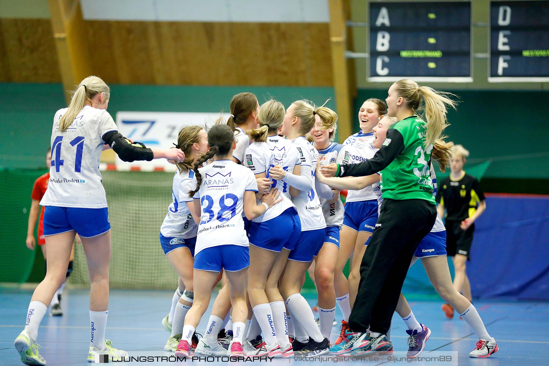 USM F16 Steg 4 Skövde HF 1-HK Aranäs Vit 15-20,dam,Skövde Idrottshall,Skövde,Sverige,Ungdoms-SM,Handboll,2019,216121