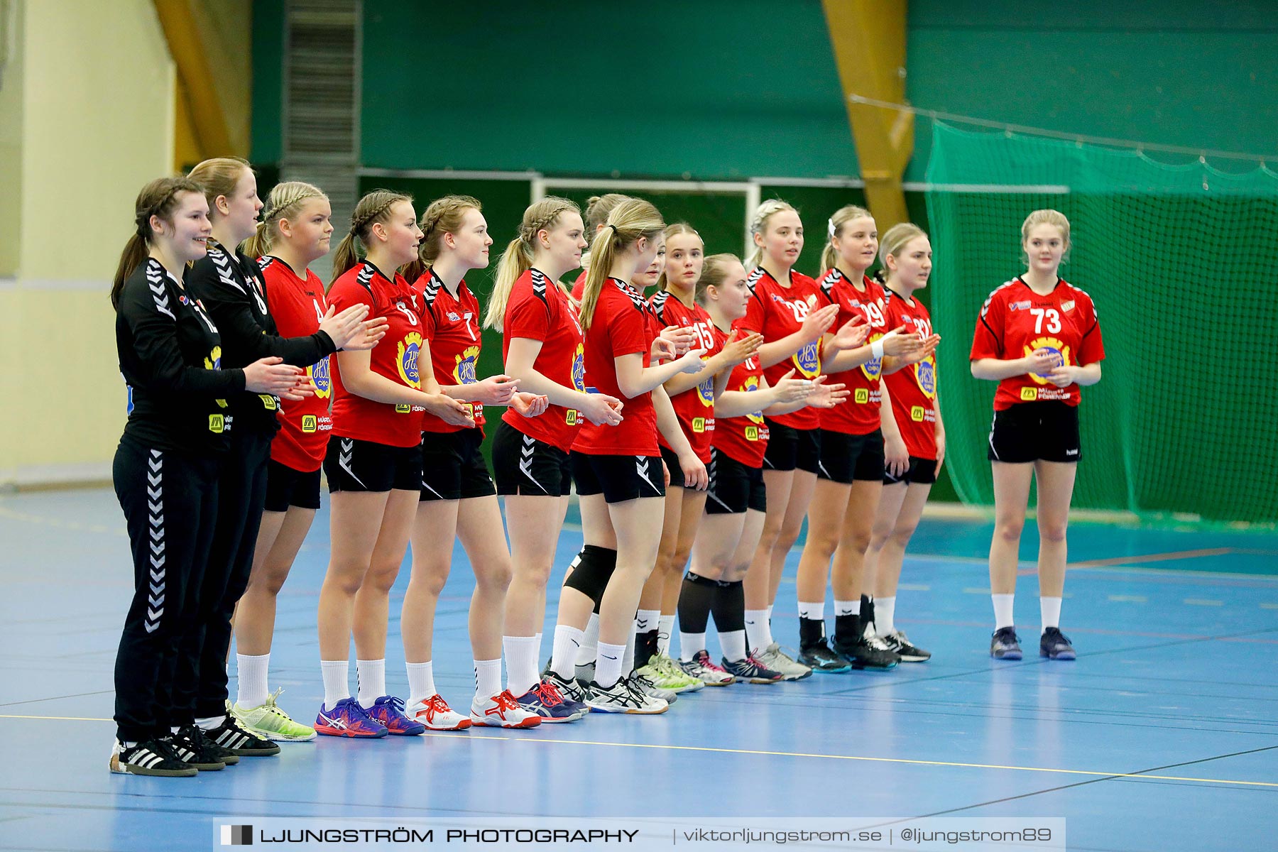 USM F16 Steg 4 Åhus Handboll-Skånela IF 20-26,dam,Skövde Idrottshall,Skövde,Sverige,Ungdoms-SM,Handboll,2019,216125