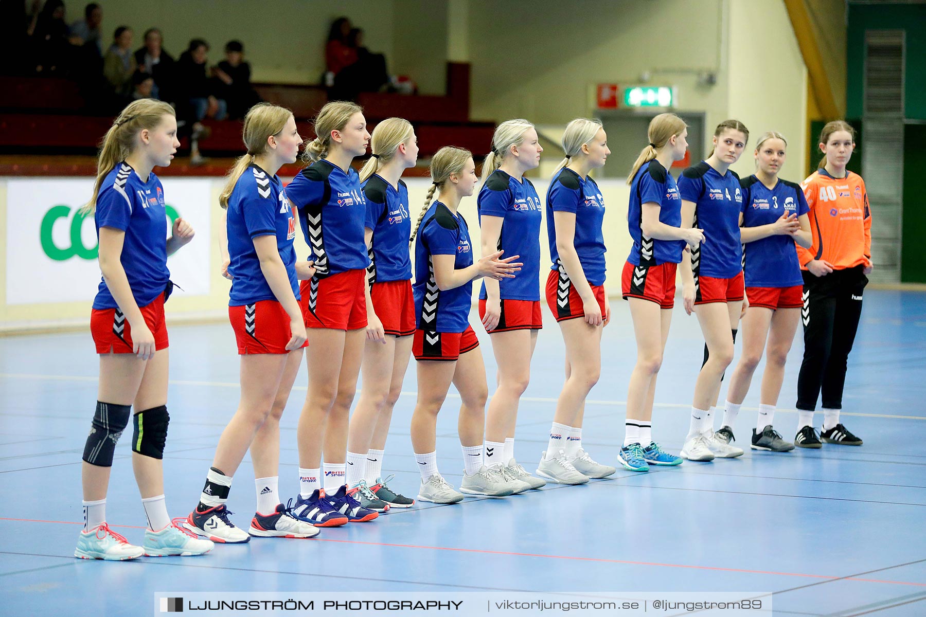 USM F16 Steg 4 Åhus Handboll-Skånela IF 20-26,dam,Skövde Idrottshall,Skövde,Sverige,Ungdoms-SM,Handboll,2019,216126