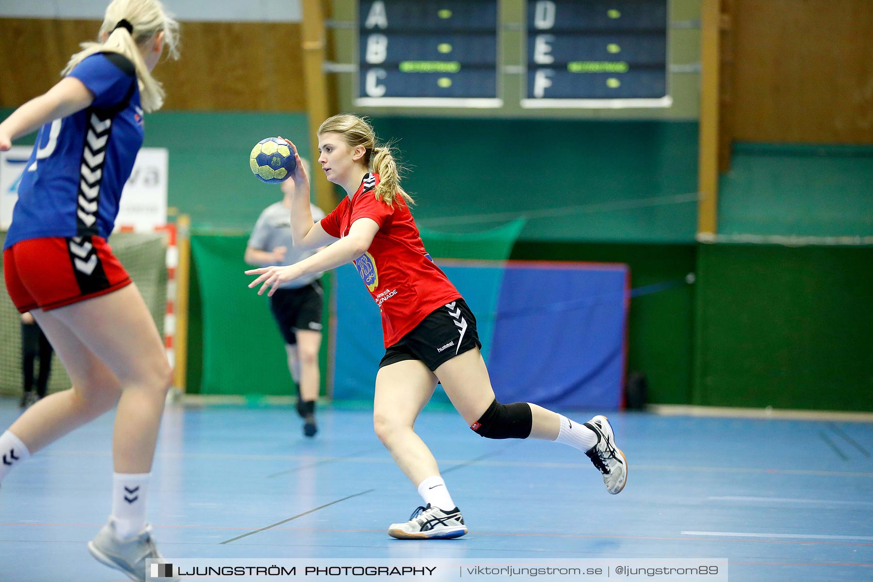 USM F16 Steg 4 Åhus Handboll-Skånela IF 20-26,dam,Skövde Idrottshall,Skövde,Sverige,Ungdoms-SM,Handboll,2019,216135