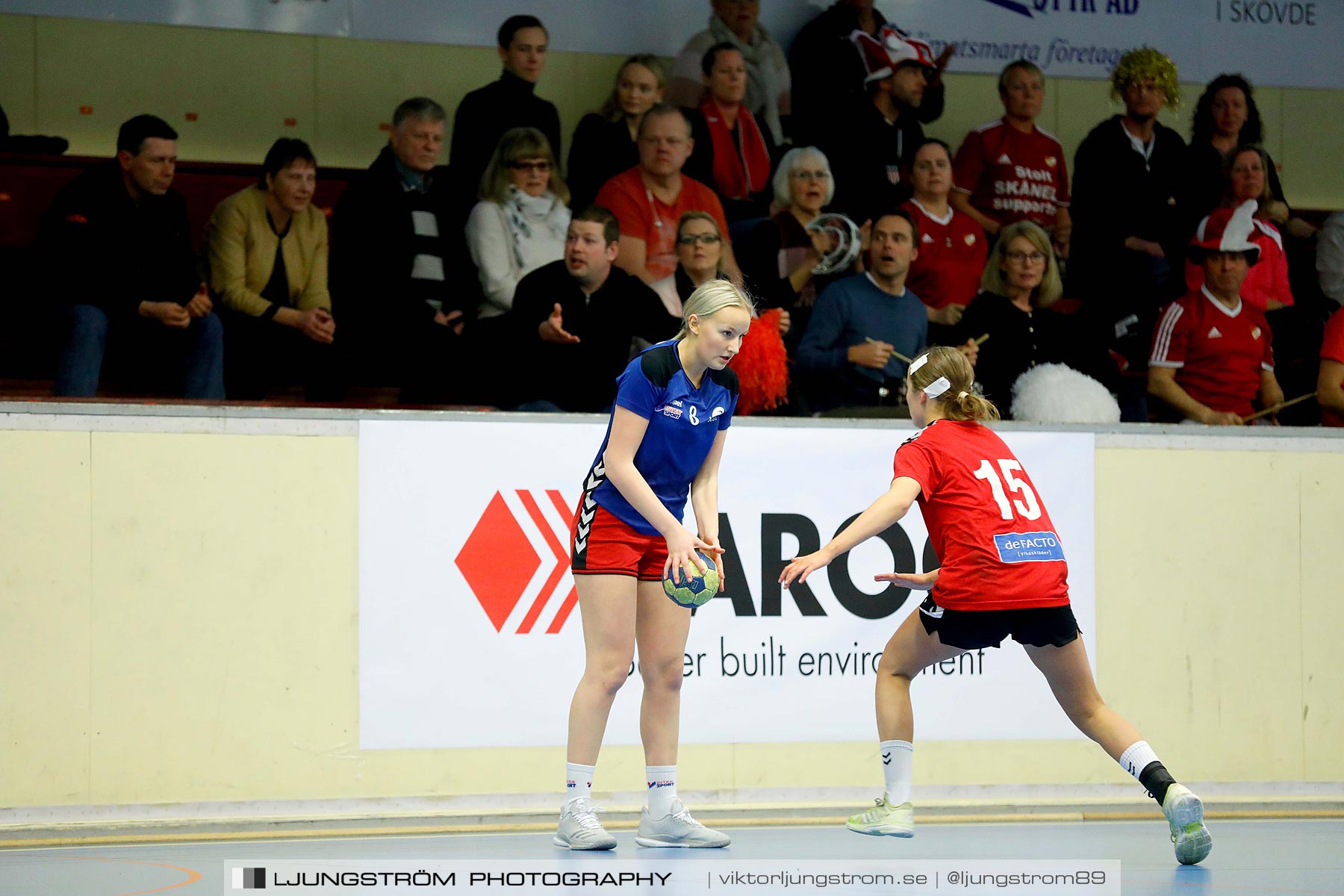 USM F16 Steg 4 Åhus Handboll-Skånela IF 20-26,dam,Skövde Idrottshall,Skövde,Sverige,Ungdoms-SM,Handboll,2019,216150