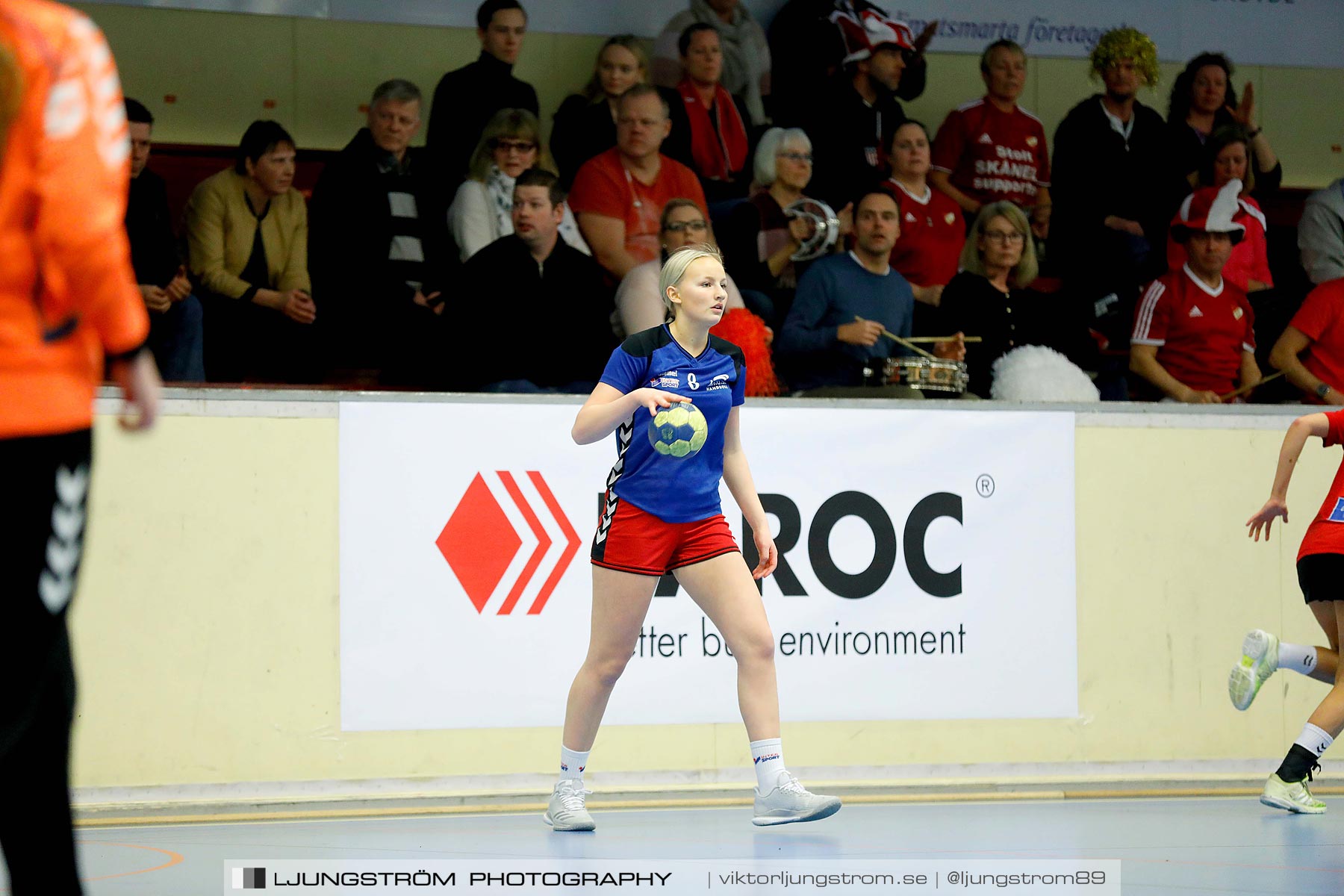 USM F16 Steg 4 Åhus Handboll-Skånela IF 20-26,dam,Skövde Idrottshall,Skövde,Sverige,Ungdoms-SM,Handboll,2019,216151