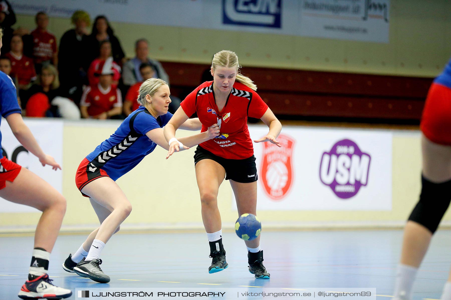 USM F16 Steg 4 Åhus Handboll-Skånela IF 20-26,dam,Skövde Idrottshall,Skövde,Sverige,Ungdoms-SM,Handboll,2019,216166