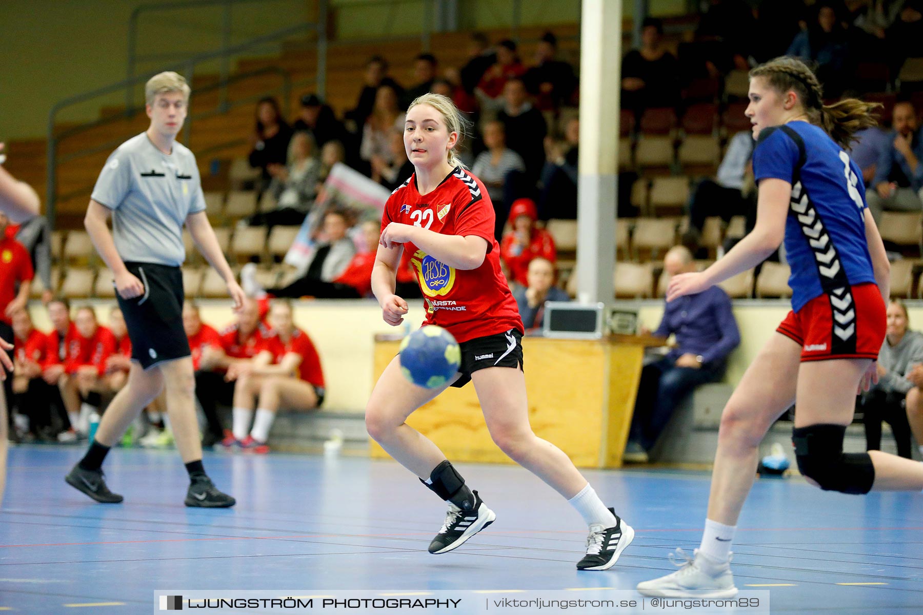 USM F16 Steg 4 Åhus Handboll-Skånela IF 20-26,dam,Skövde Idrottshall,Skövde,Sverige,Ungdoms-SM,Handboll,2019,216172