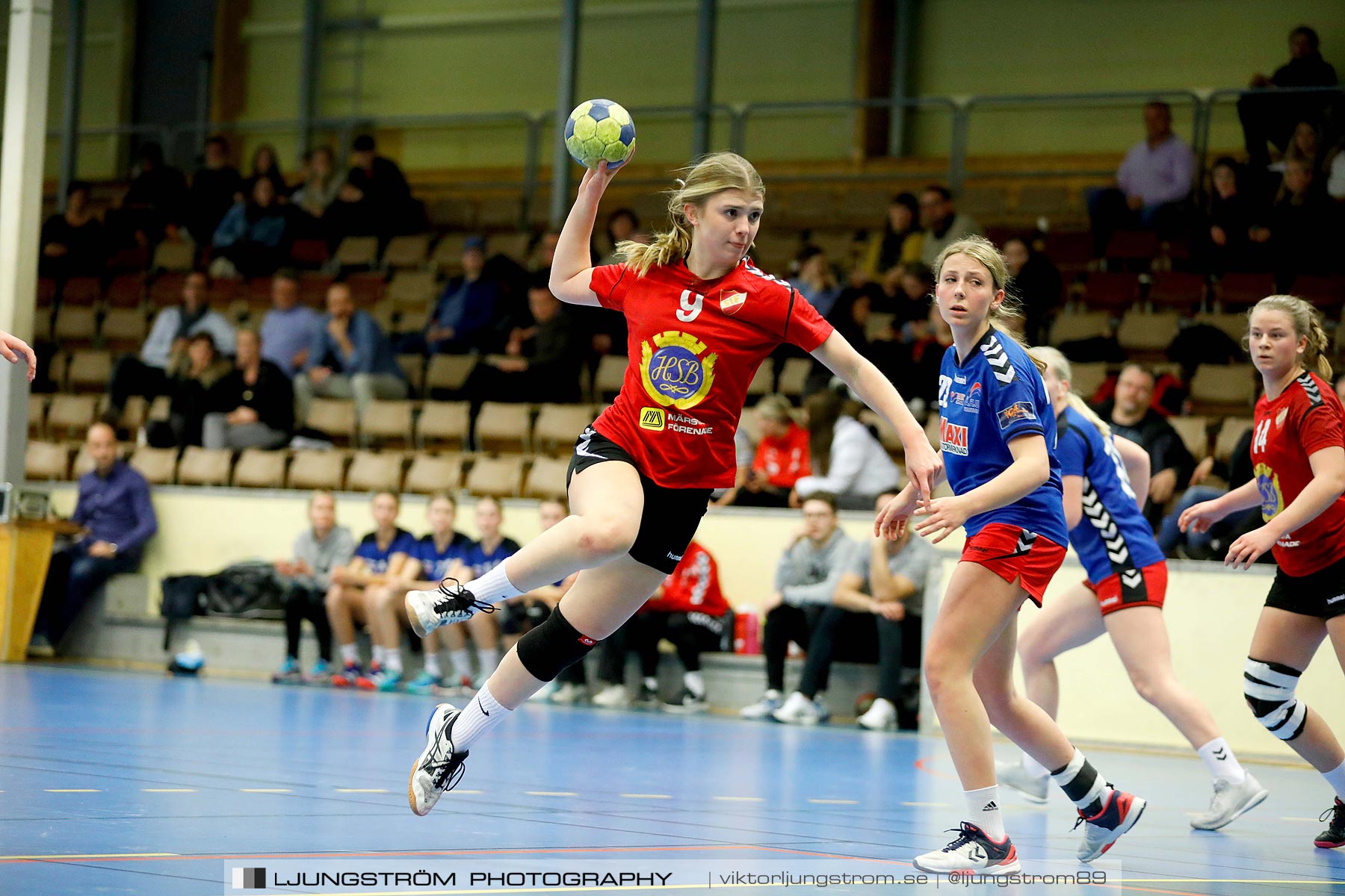 USM F16 Steg 4 Åhus Handboll-Skånela IF 20-26,dam,Skövde Idrottshall,Skövde,Sverige,Ungdoms-SM,Handboll,2019,216173