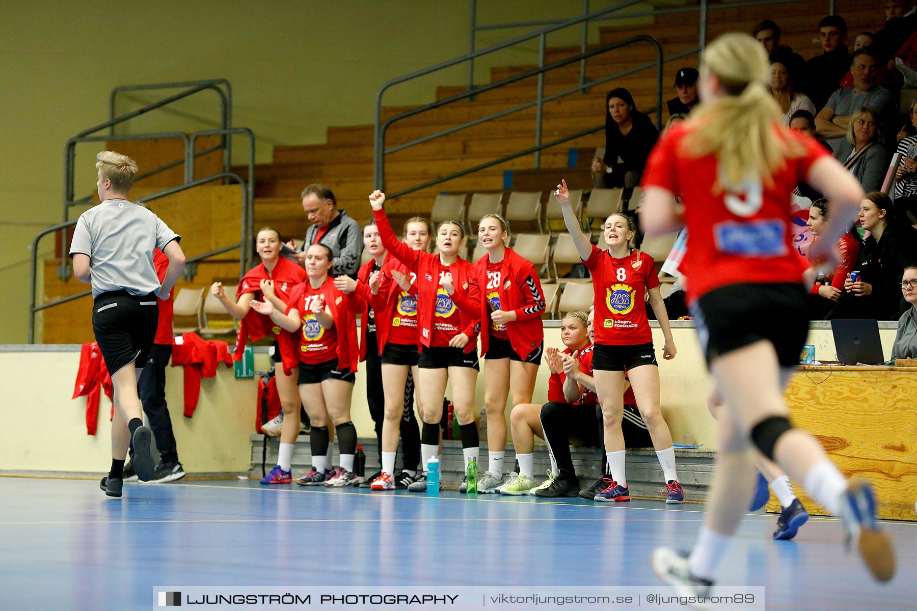 USM F16 Steg 4 Åhus Handboll-Skånela IF 20-26,dam,Skövde Idrottshall,Skövde,Sverige,Ungdoms-SM,Handboll,2019,216176