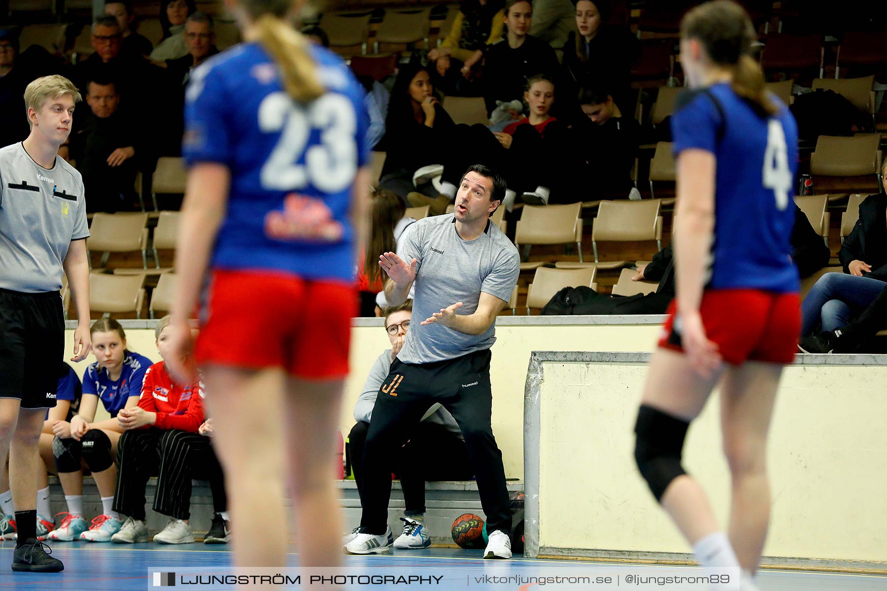 USM F16 Steg 4 Åhus Handboll-Skånela IF 20-26,dam,Skövde Idrottshall,Skövde,Sverige,Ungdoms-SM,Handboll,2019,216182