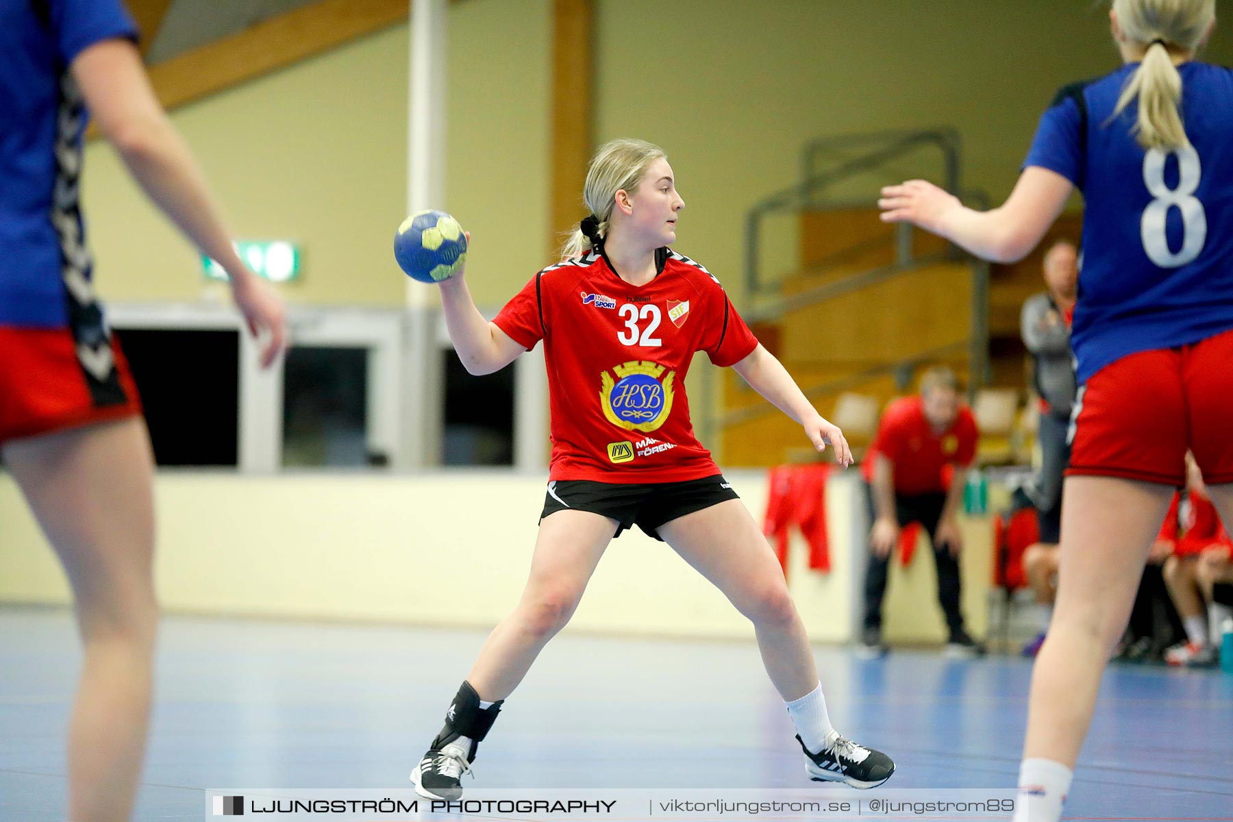 USM F16 Steg 4 Åhus Handboll-Skånela IF 20-26,dam,Skövde Idrottshall,Skövde,Sverige,Ungdoms-SM,Handboll,2019,216184