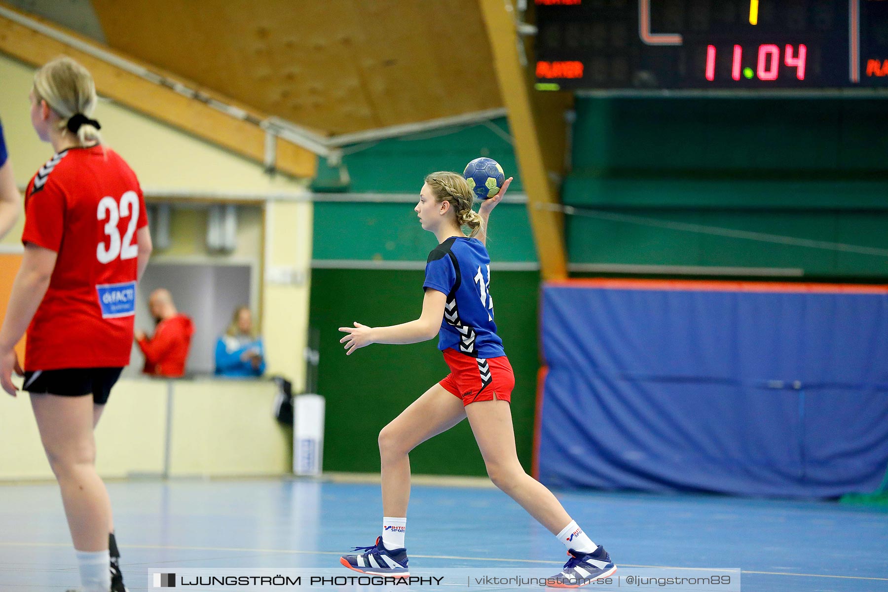 USM F16 Steg 4 Åhus Handboll-Skånela IF 20-26,dam,Skövde Idrottshall,Skövde,Sverige,Ungdoms-SM,Handboll,2019,216197