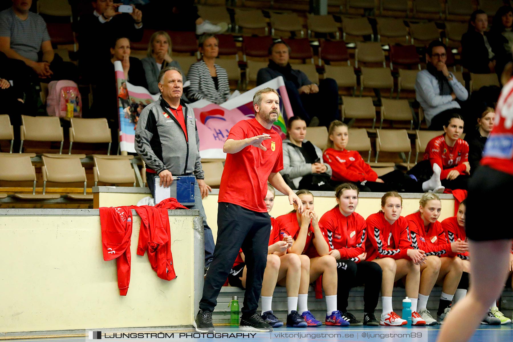 USM F16 Steg 4 Åhus Handboll-Skånela IF 20-26,dam,Skövde Idrottshall,Skövde,Sverige,Ungdoms-SM,Handboll,2019,216201