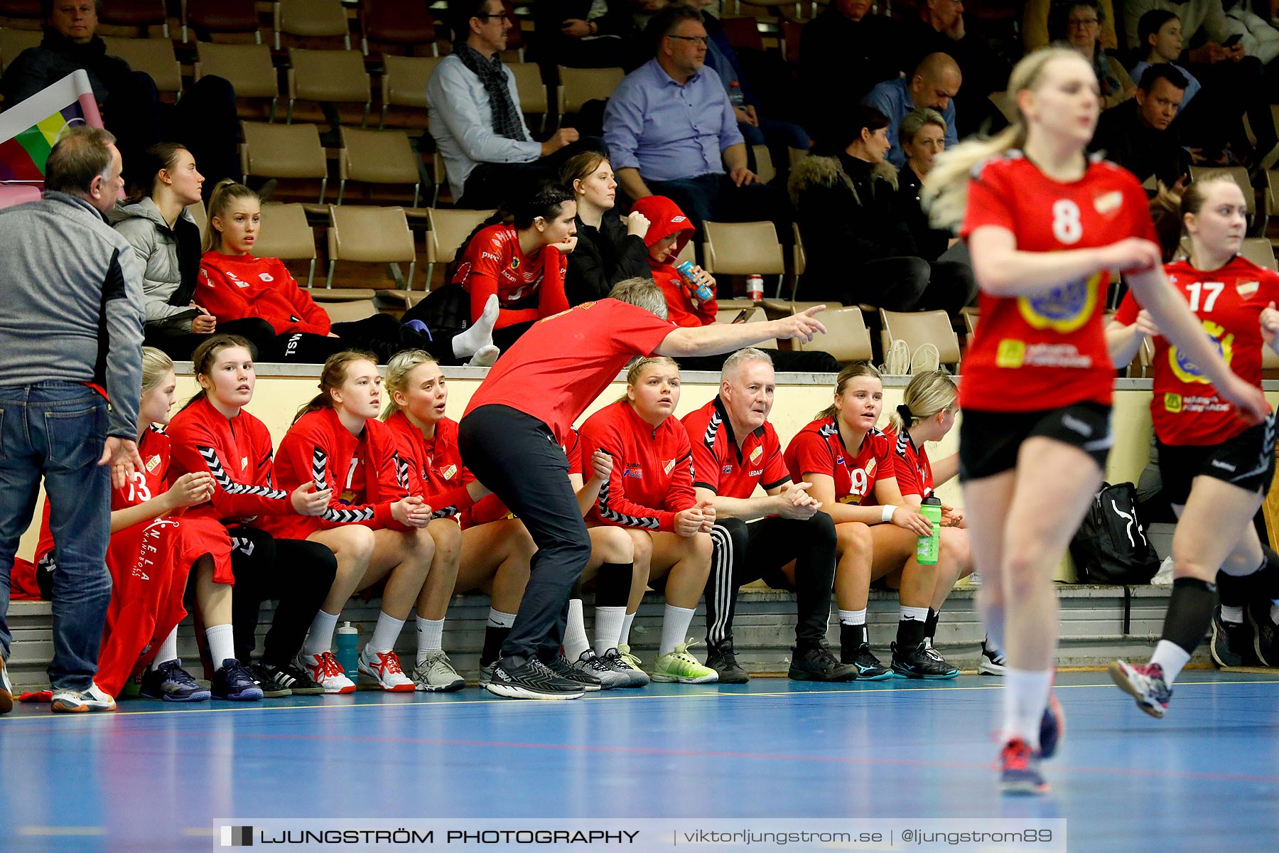 USM F16 Steg 4 Åhus Handboll-Skånela IF 20-26,dam,Skövde Idrottshall,Skövde,Sverige,Ungdoms-SM,Handboll,2019,216218