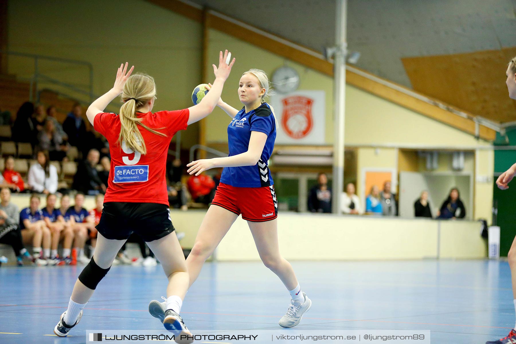 USM F16 Steg 4 Åhus Handboll-Skånela IF 20-26,dam,Skövde Idrottshall,Skövde,Sverige,Ungdoms-SM,Handboll,2019,216232