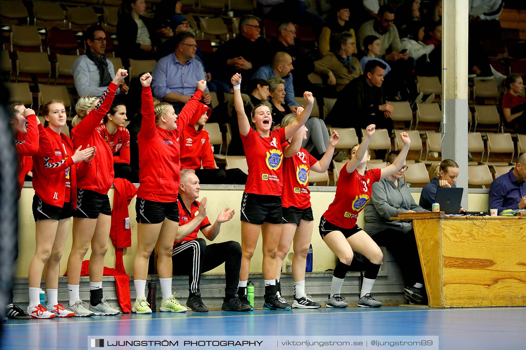 USM F16 Steg 4 Åhus Handboll-Skånela IF 20-26,dam,Skövde Idrottshall,Skövde,Sverige,Ungdoms-SM,Handboll,2019,216234