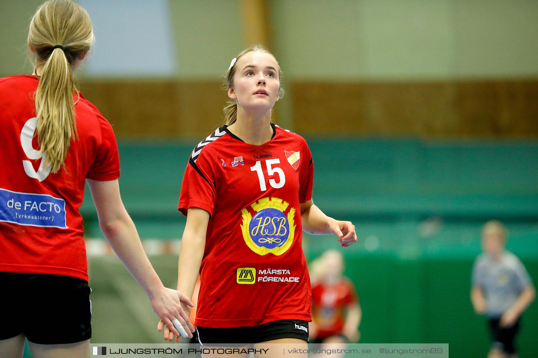 USM F16 Steg 4 Åhus Handboll-Skånela IF 20-26,dam,Skövde Idrottshall,Skövde,Sverige,Ungdoms-SM,Handboll,2019,216235