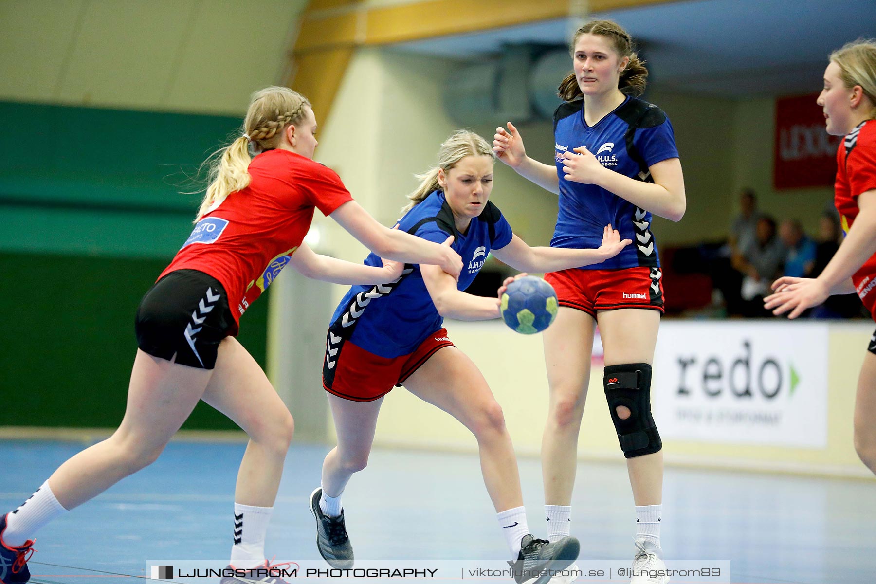 USM F16 Steg 4 Åhus Handboll-Skånela IF 20-26,dam,Skövde Idrottshall,Skövde,Sverige,Ungdoms-SM,Handboll,2019,216247