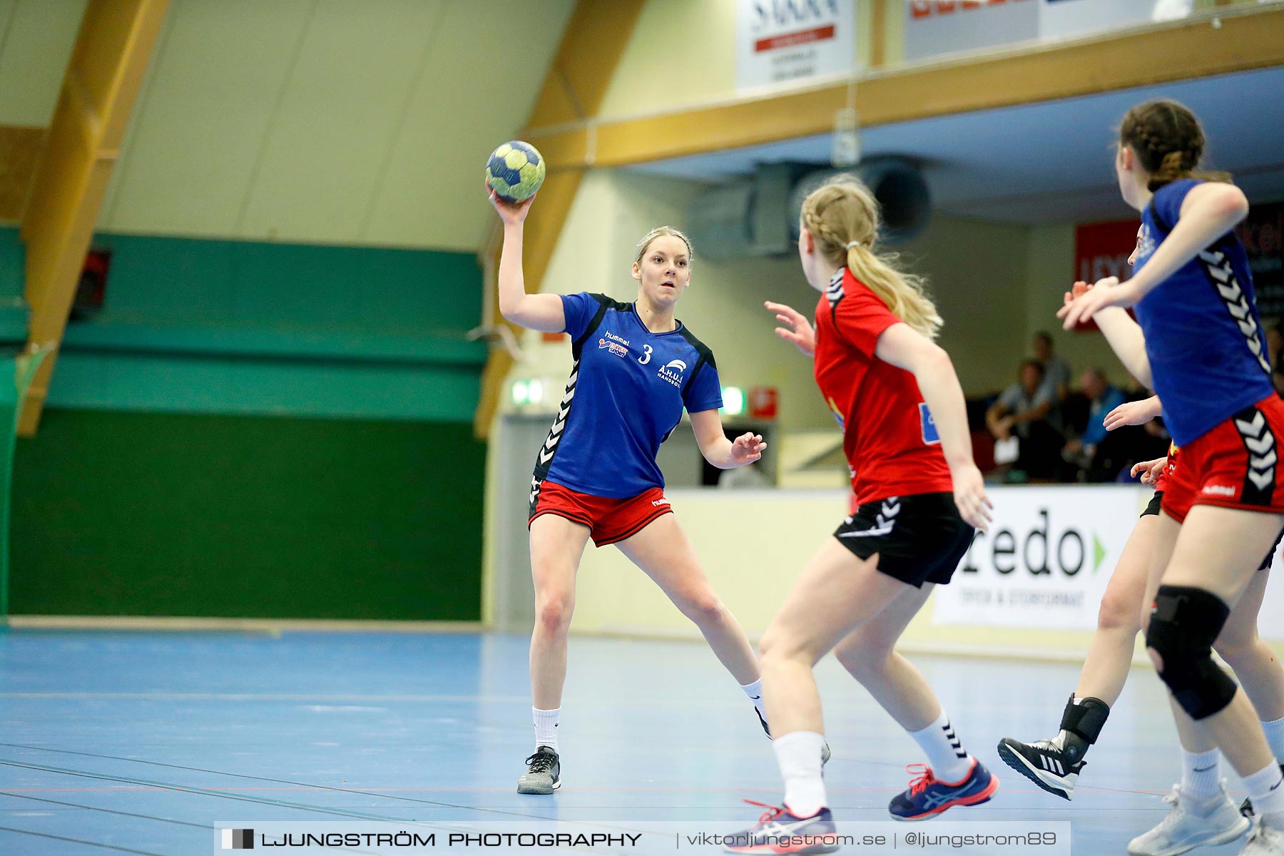 USM F16 Steg 4 Åhus Handboll-Skånela IF 20-26,dam,Skövde Idrottshall,Skövde,Sverige,Ungdoms-SM,Handboll,2019,216250