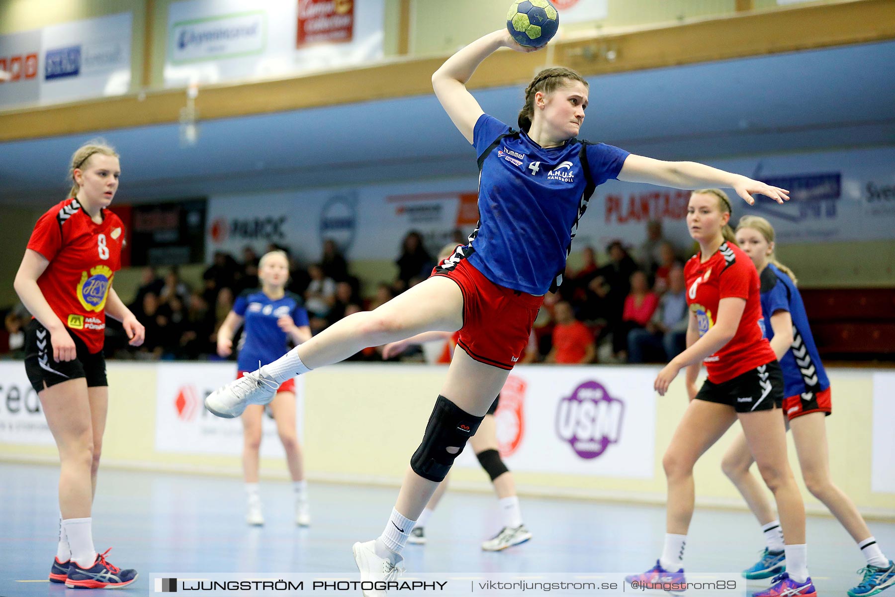 USM F16 Steg 4 Åhus Handboll-Skånela IF 20-26,dam,Skövde Idrottshall,Skövde,Sverige,Ungdoms-SM,Handboll,2019,216252