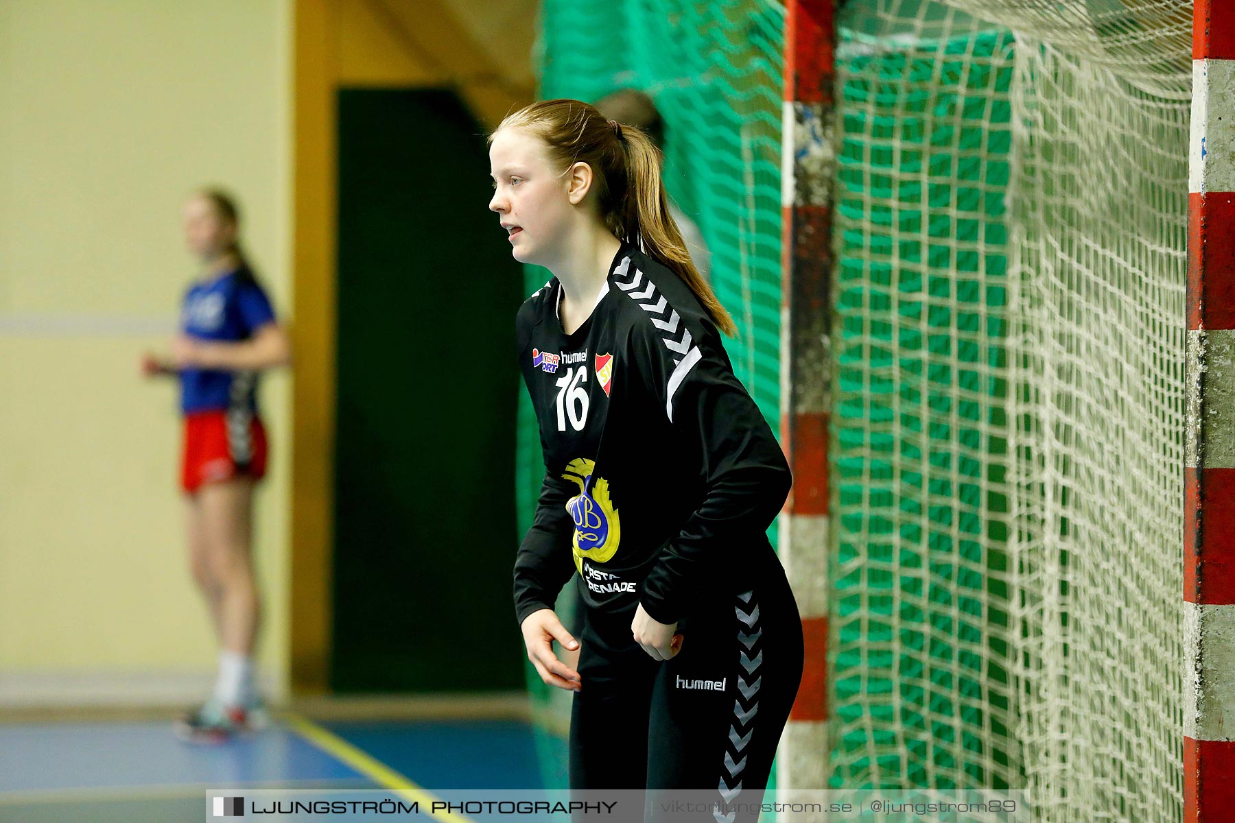 USM F16 Steg 4 Åhus Handboll-Skånela IF 20-26,dam,Skövde Idrottshall,Skövde,Sverige,Ungdoms-SM,Handboll,2019,216254