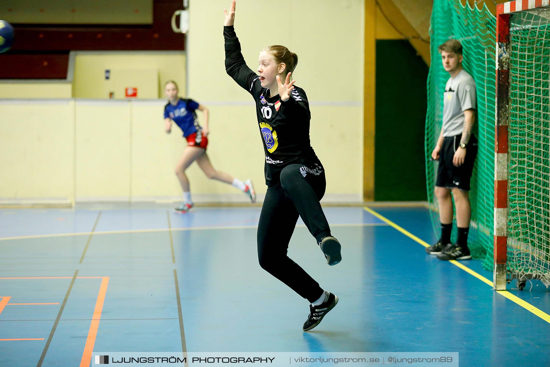 USM F16 Steg 4 Åhus Handboll-Skånela IF 20-26,dam,Skövde Idrottshall,Skövde,Sverige,Ungdoms-SM,Handboll,2019,216255