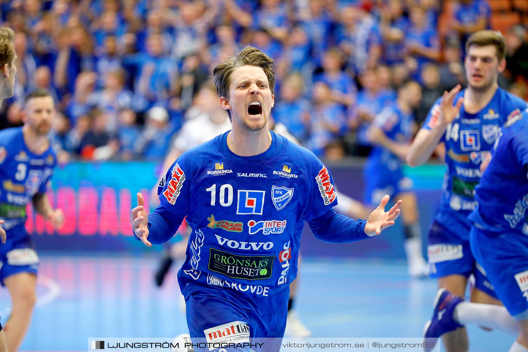 IFK Skövde HK-Lugi HF 1/4-final 1 27-26,herr,Arena Skövde,Skövde,Sverige,Handboll,,2019,216939