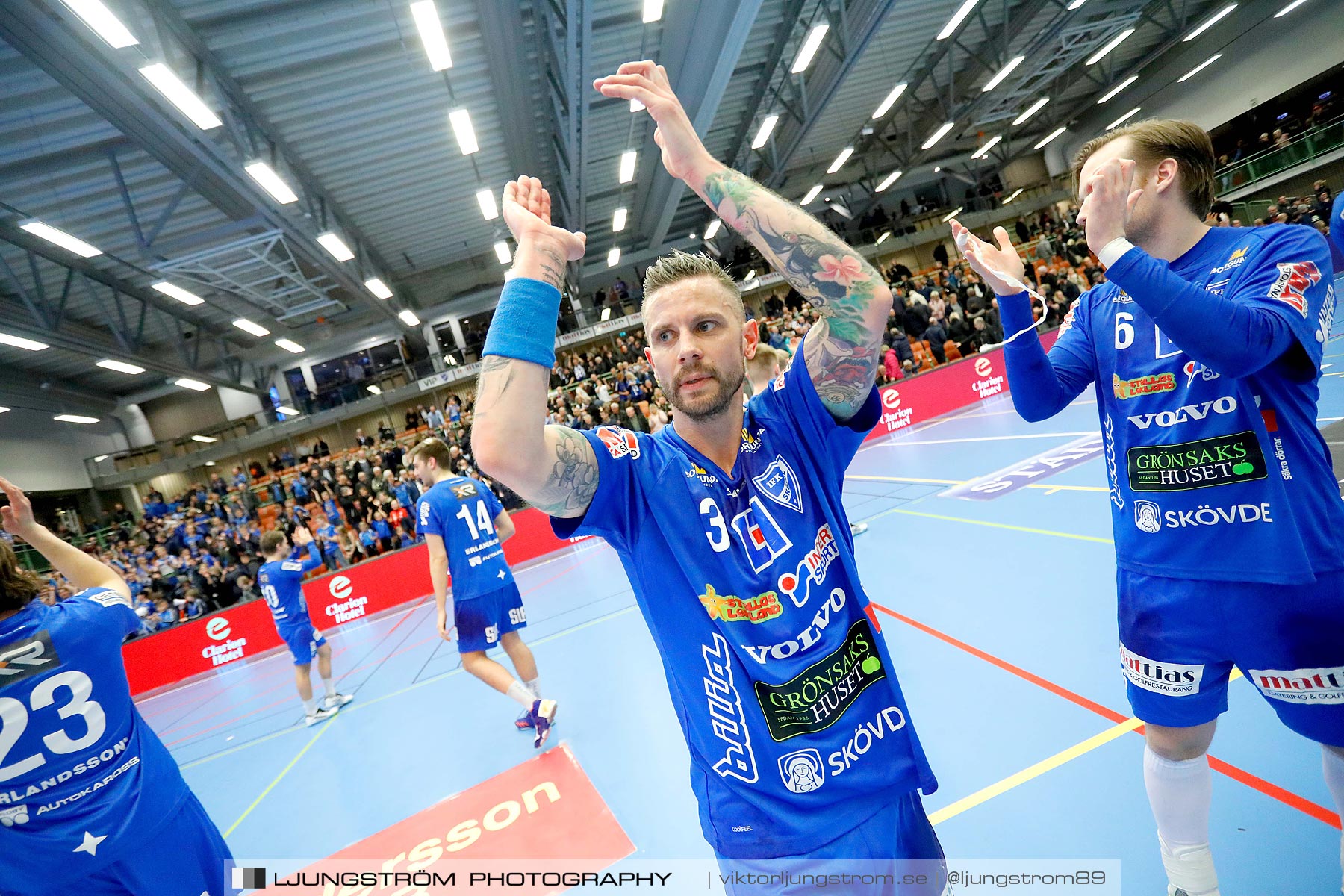 IFK Skövde HK-Lugi HF 1/4-final 1 27-26,herr,Arena Skövde,Skövde,Sverige,Handboll,,2019,216944