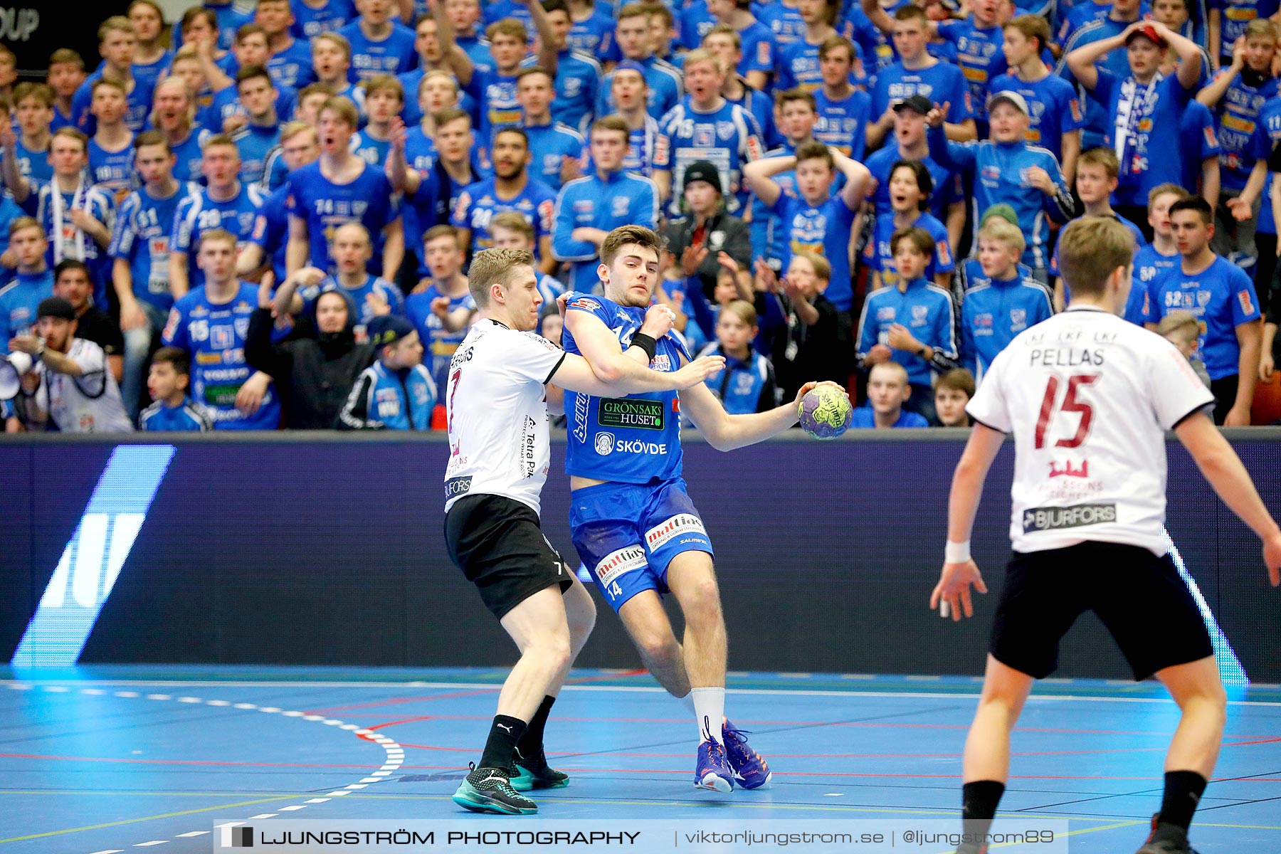 IFK Skövde HK-Lugi HF 1/4-final 1 27-26,herr,Arena Skövde,Skövde,Sverige,Handboll,,2019,216947